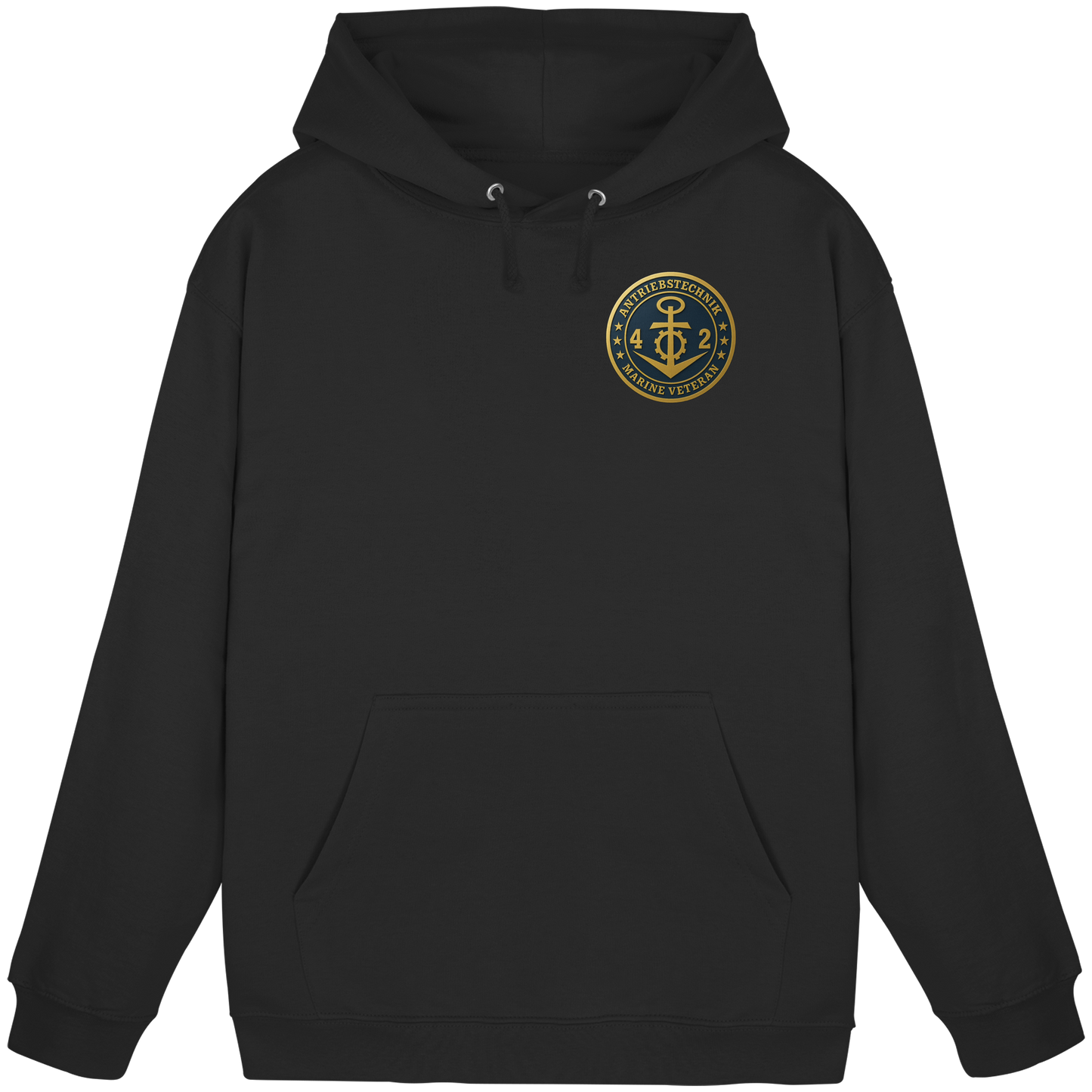 Marine Veteran 42er ANTRIEBSTECHNIK - Metalleffekt - Basic Unisex Hoodie