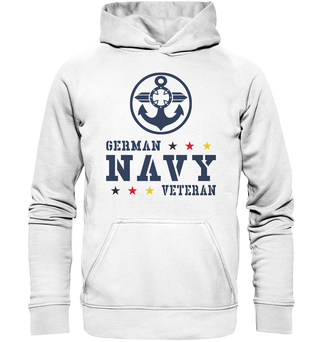 GERMAN NAVY VETERAN ANKER - Basic Unisex Hoodie
