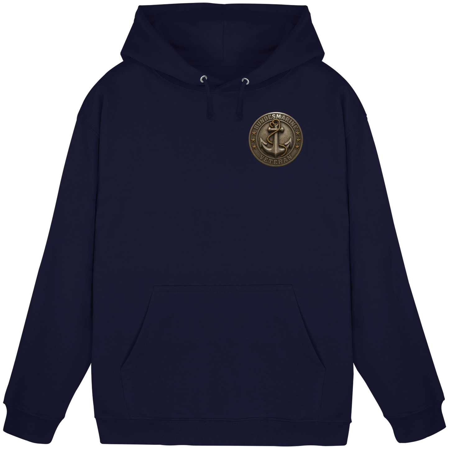 Logo BUNDESMARINE - Metalleffekt - Basic Unisex Hoodie