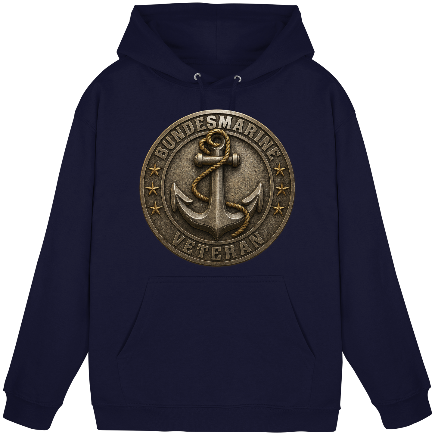 Logo BUNDESMARINE - Metalleffekt - Basic Unisex Hoodie