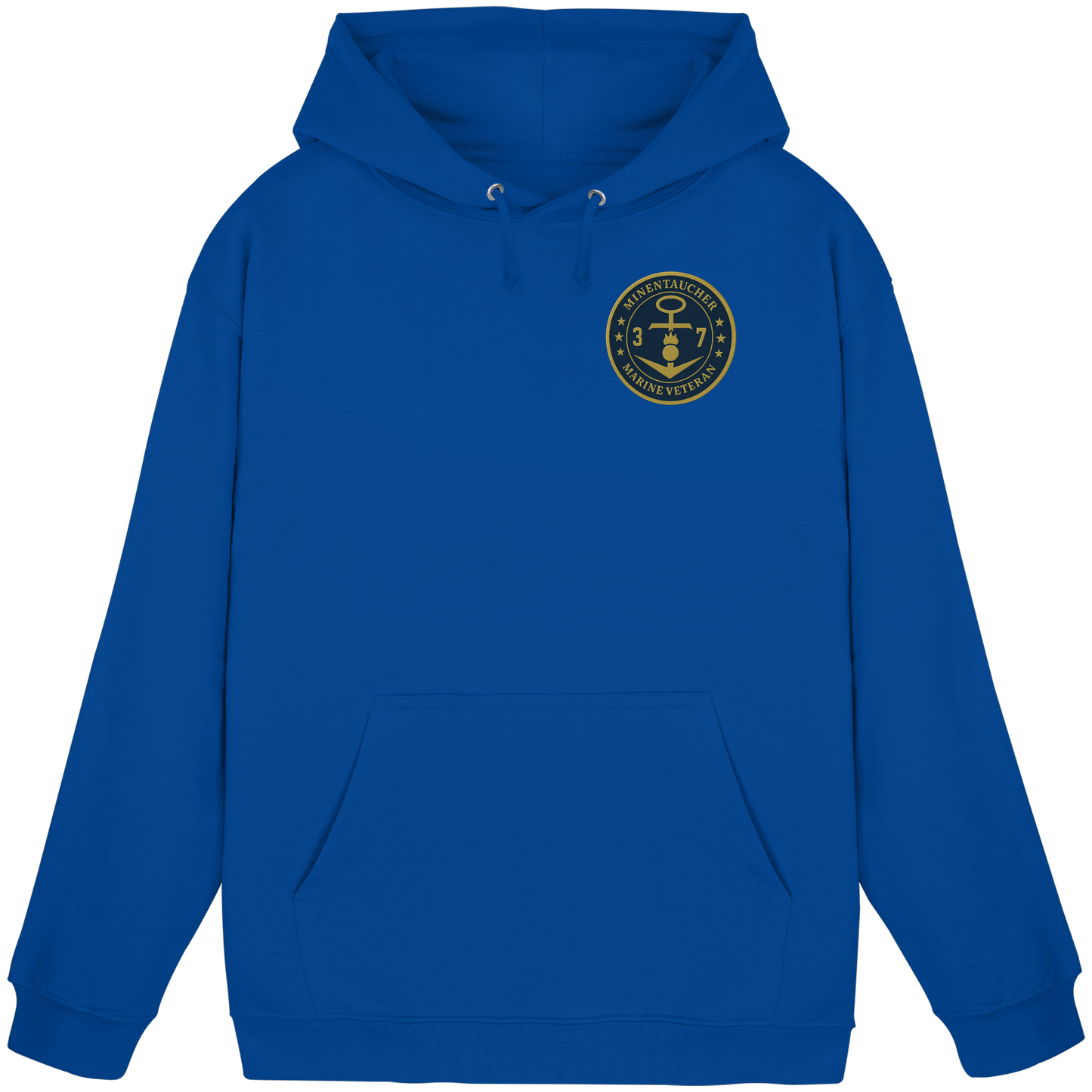 Marine Veteran 37er MINENTAUCHER - Metalleffekt - Basic Unisex Hoodie