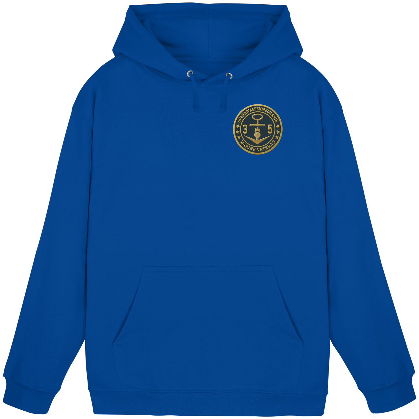Marine Veteran 35er SPERRWAFFENMECHANIK - Metalleffekt - Basic Unisex Hoodie