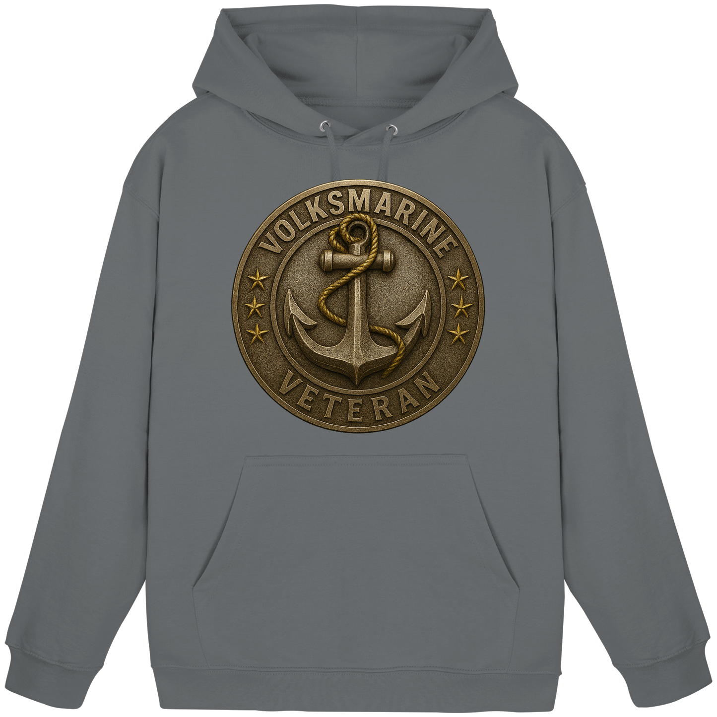 Volksmarine Veteran - Metalleffekt - Basic Unisex Hoodie