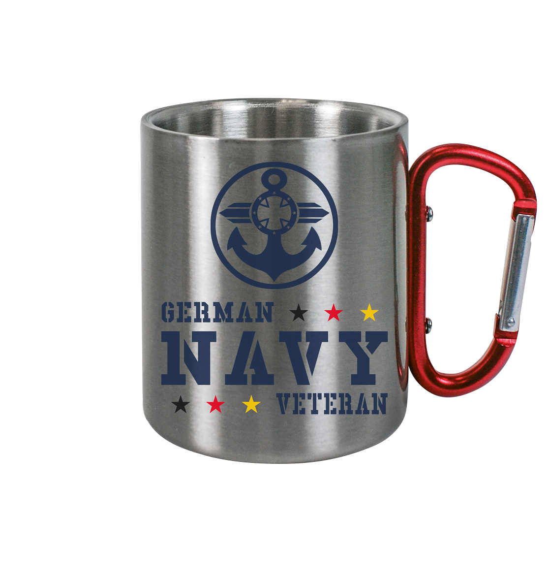GERMAN NAVY VETERAN ANKER - Edelstahl Tasse