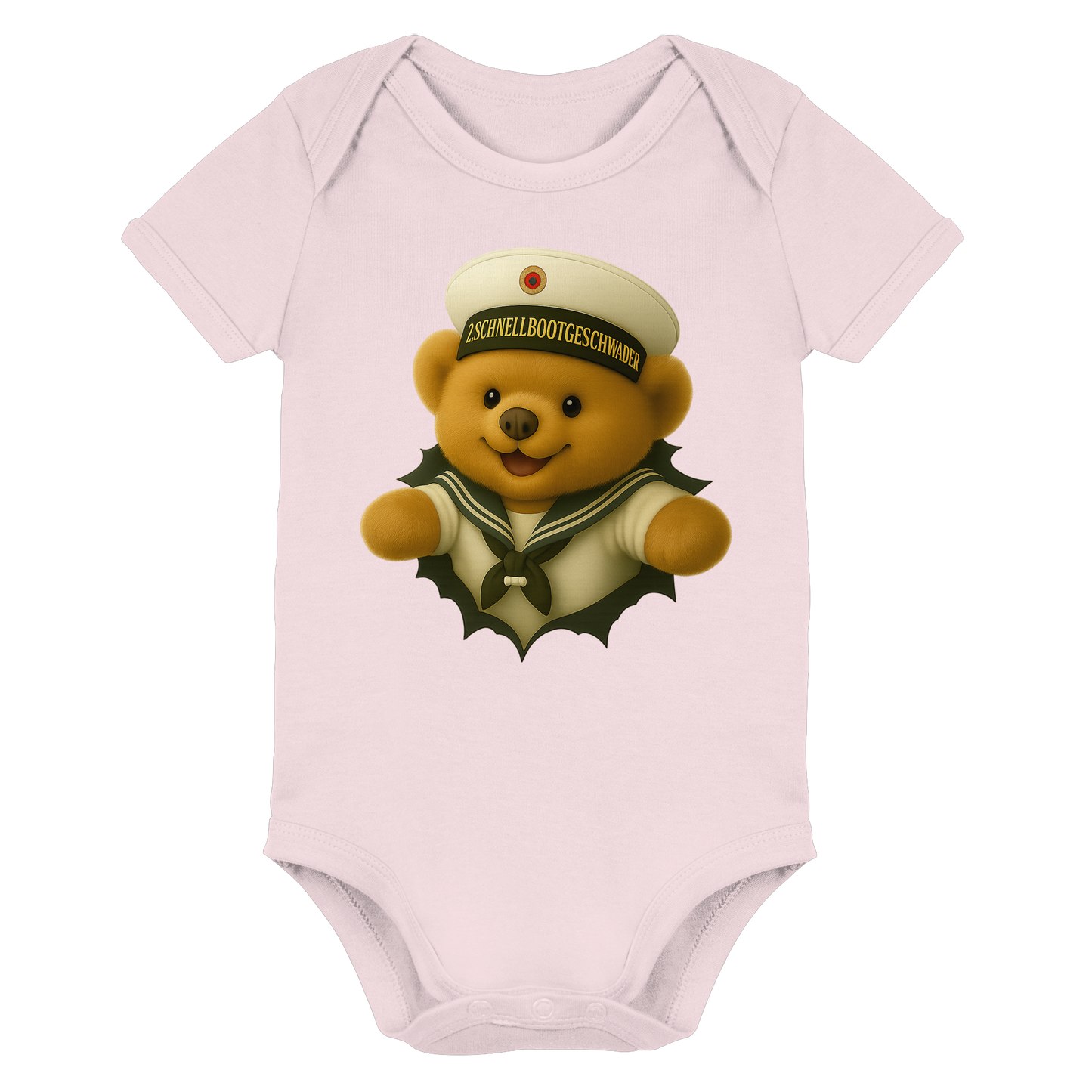 Teddy 2. SCHNELLBOOTGESCHWADER - Organic Baby Bodysuit