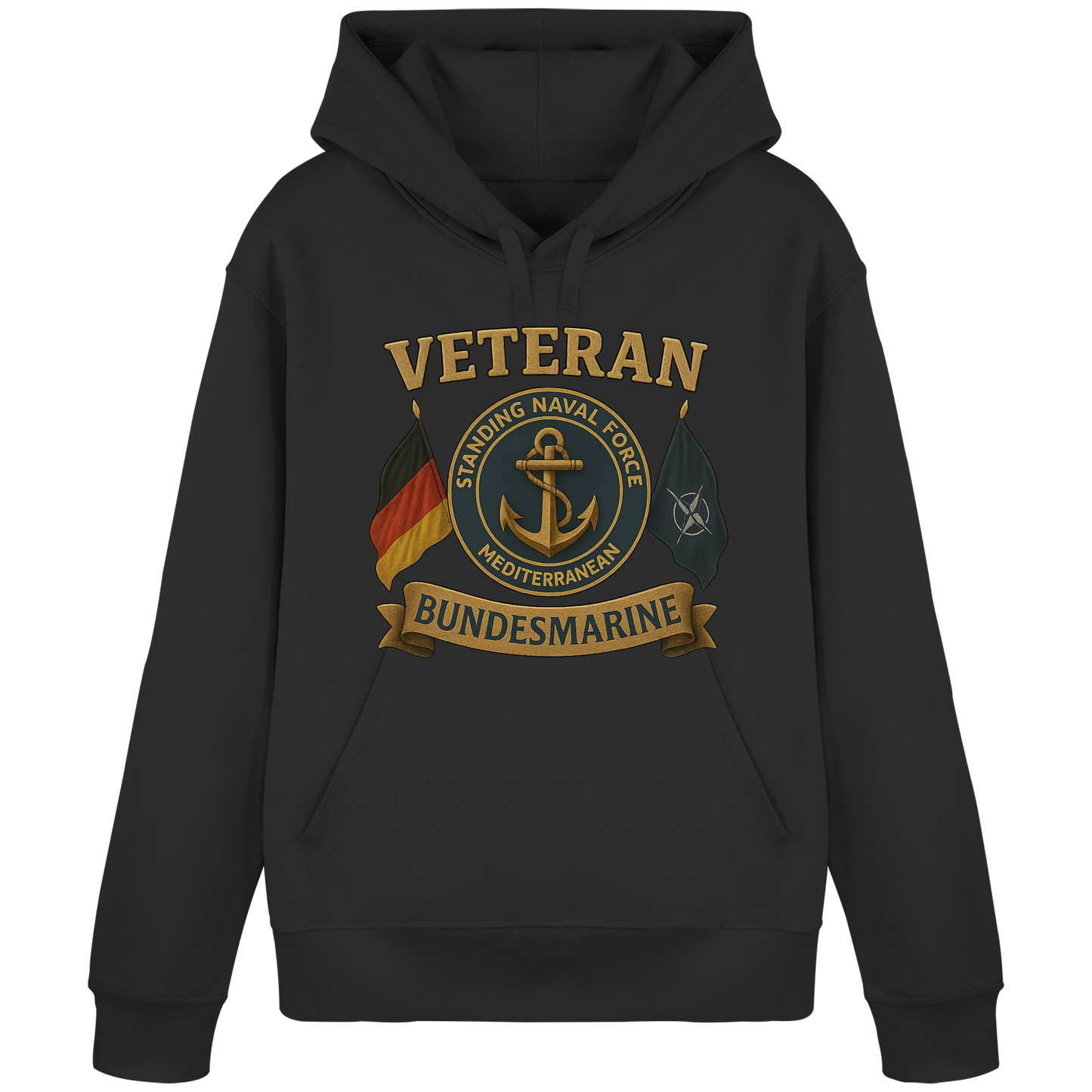 Veteran BUNDESMARINE - SNFM - Organic Basic Hoodie