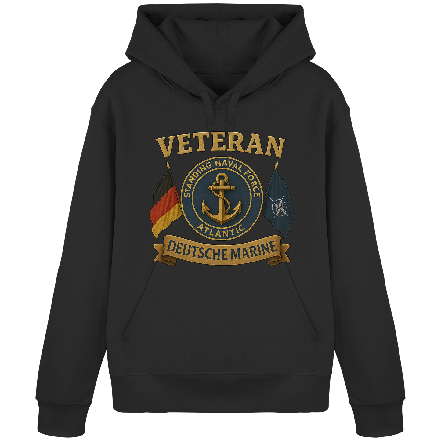 Veteran DEUTSCHE MARINE - SNFL - Organic Basic Hoodie