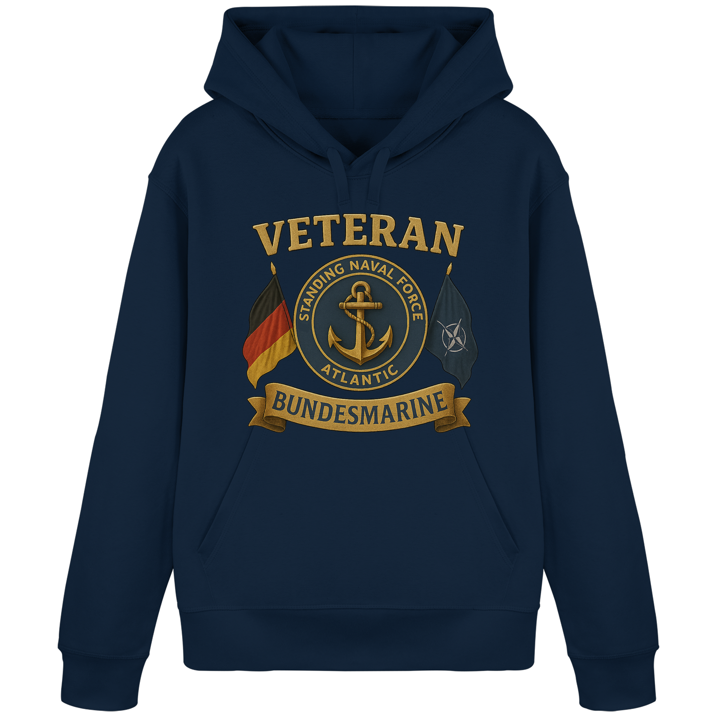 Veteran BUNDESMARINE - SNFL - Organic Basic Hoodie