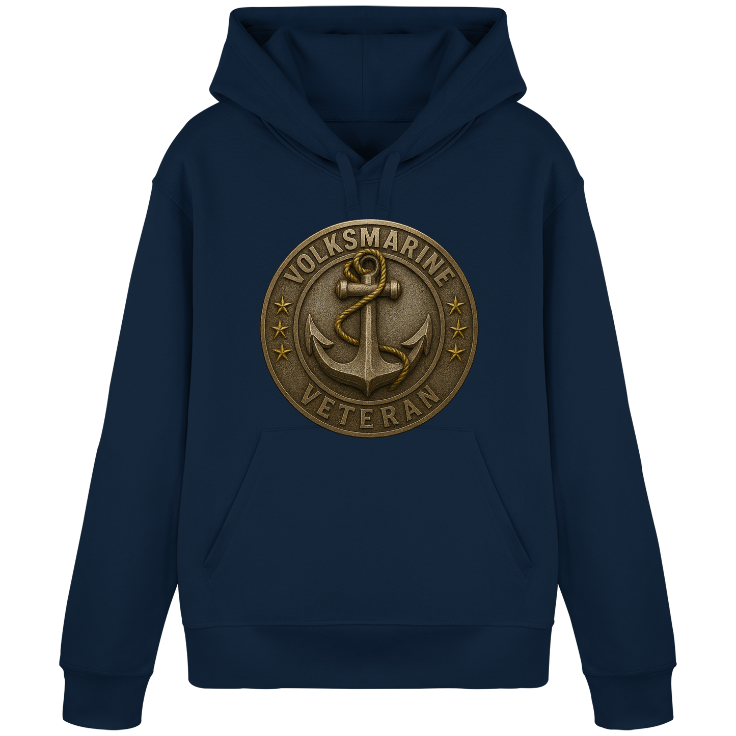 Volksmarine Veteran - Metalleffekt - Organic Basic Hoodie