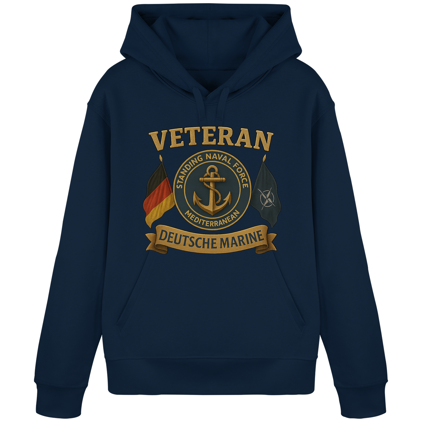 Veteran DEUTSCHE MARINE - SNFM - Organic Basic Hoodie