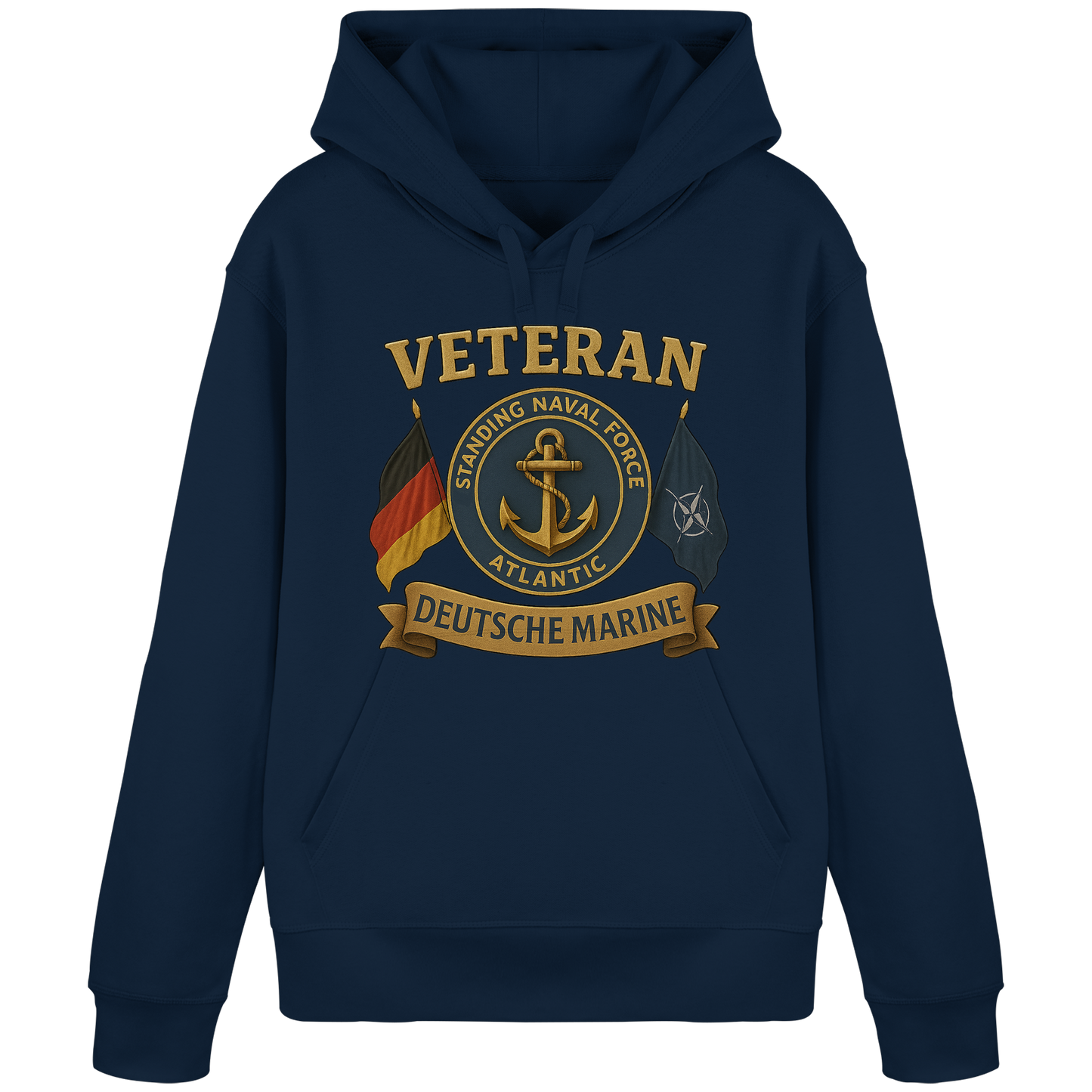 Veteran DEUTSCHE MARINE - SNFL - Organic Basic Hoodie