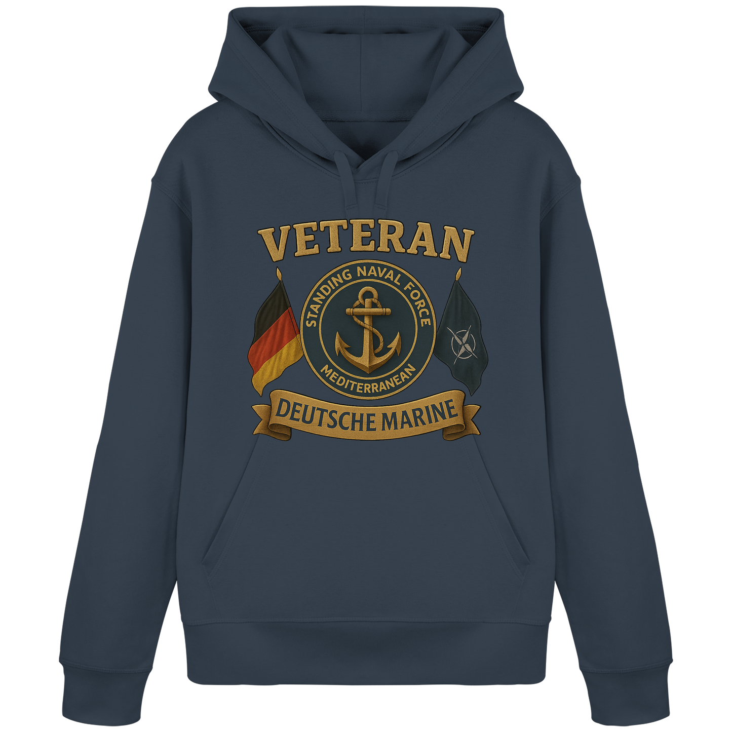 Veteran DEUTSCHE MARINE - SNFM - Organic Basic Hoodie