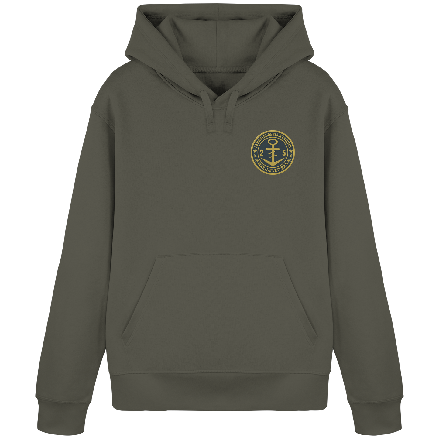 Marine Veteran 25er FERNMELDEELEKTRONIK- Metalleffekt - Organic Basic Hoodie