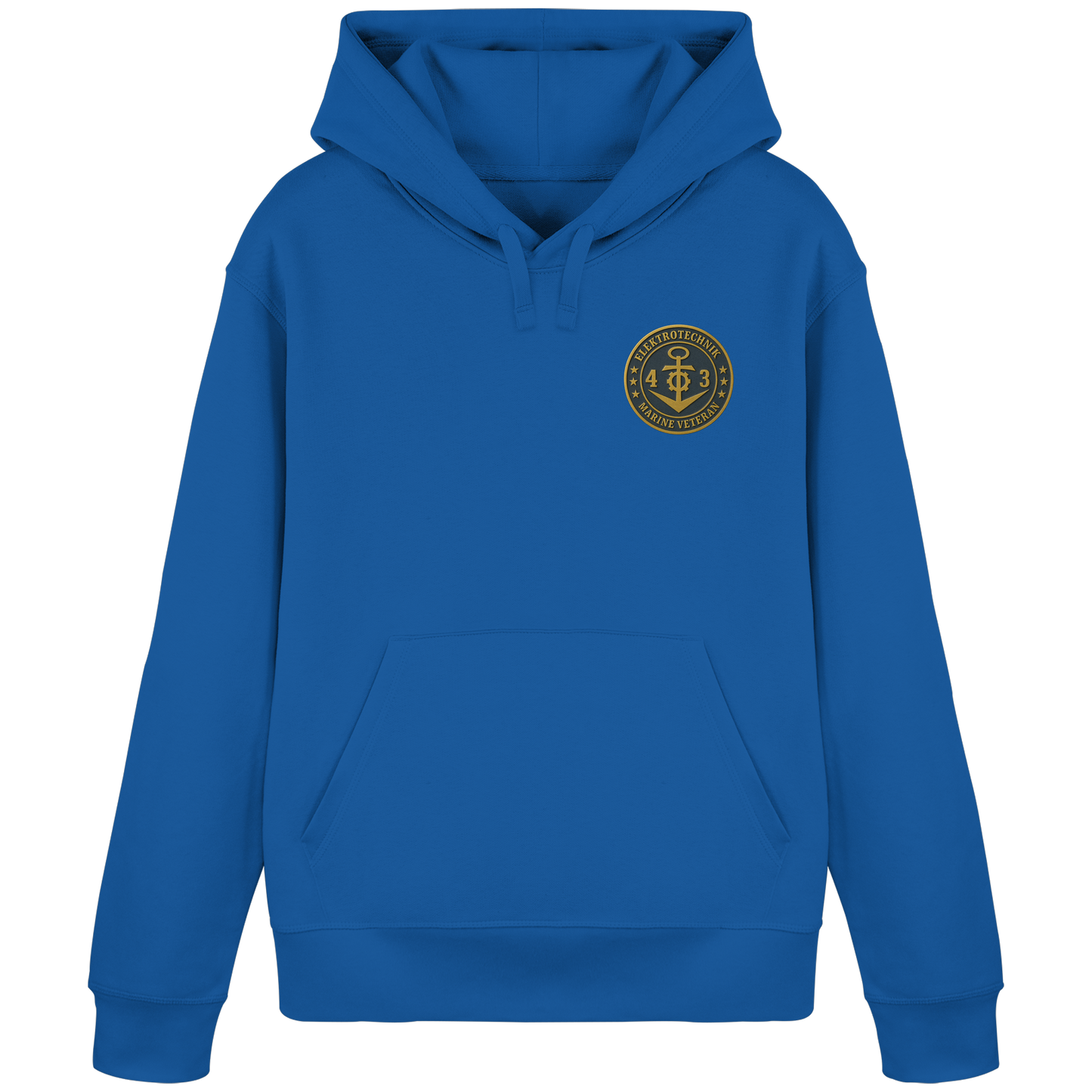 Marine Veteran 43er ELEKTROTECHNIK - Metalleffekt - Organic Basic Hoodie
