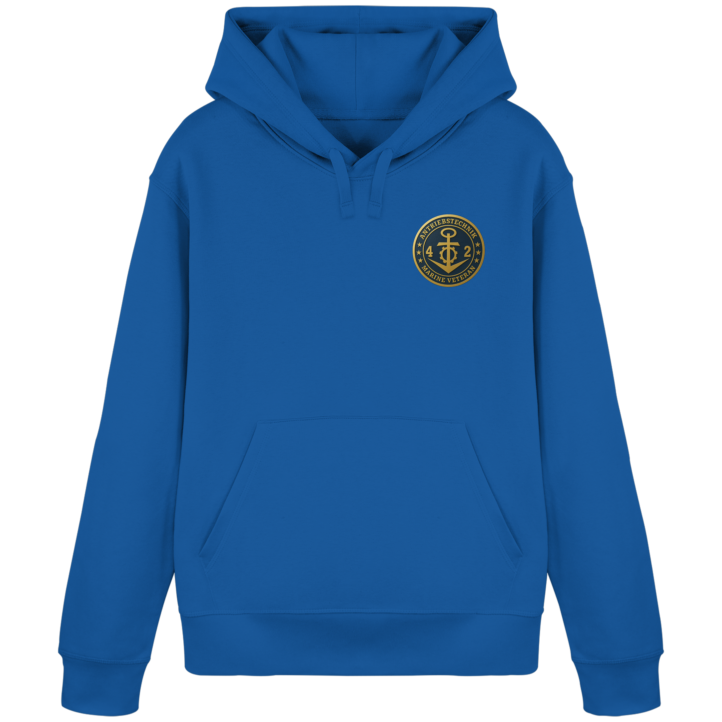 Marine Veteran 42er ANTRIEBSTECHNIK - Metalleffekt - Organic Basic Hoodie