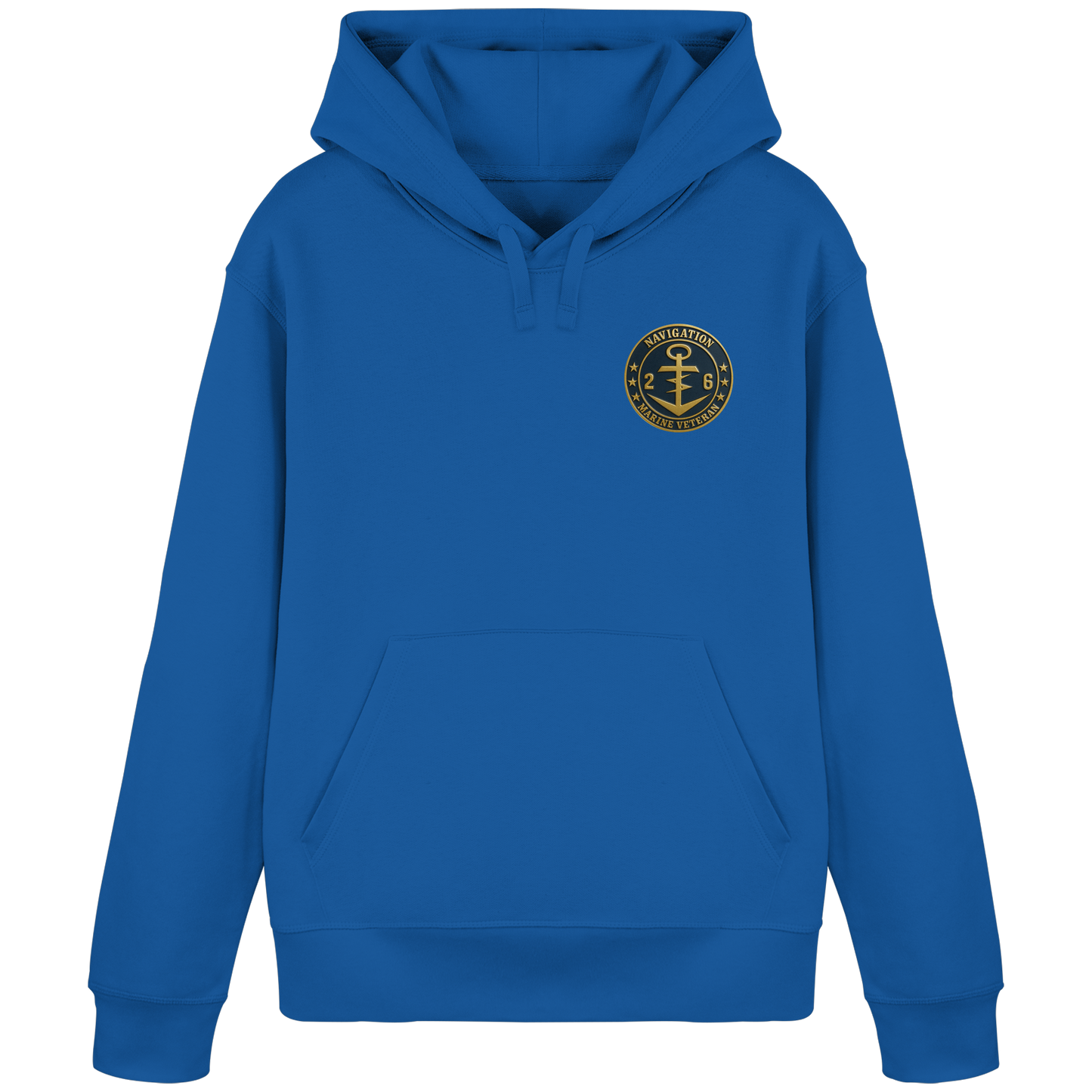 Marine Veteran 26er NAVIGATION - Metalleffekt - Organic Basic Hoodie