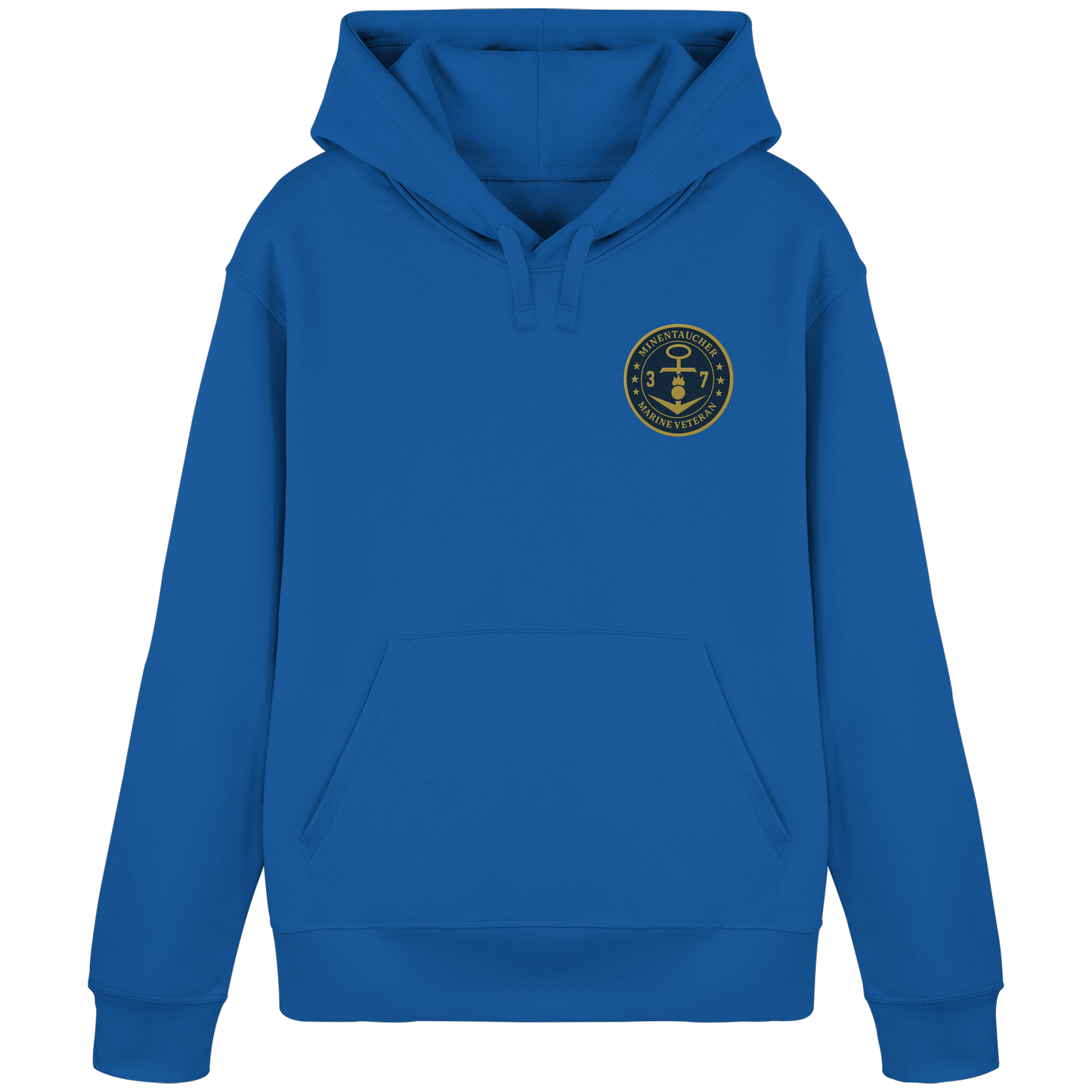 Marine Veteran 37er MINENTAUCHER - Metalleffekt - Organic Basic Hoodie