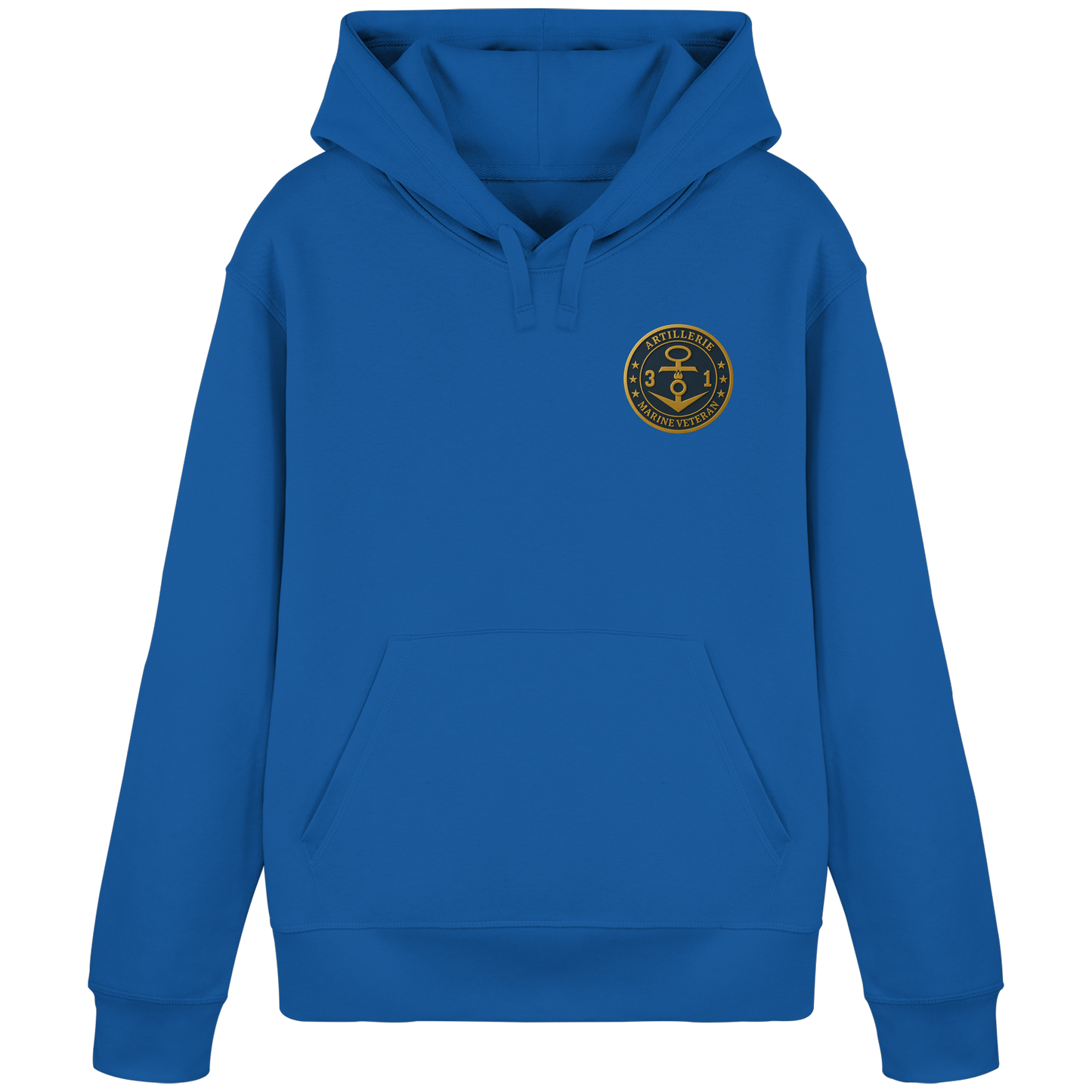 Marine Veteran 31er ARTILLERIE - Metalleffekt - Organic Basic Hoodie