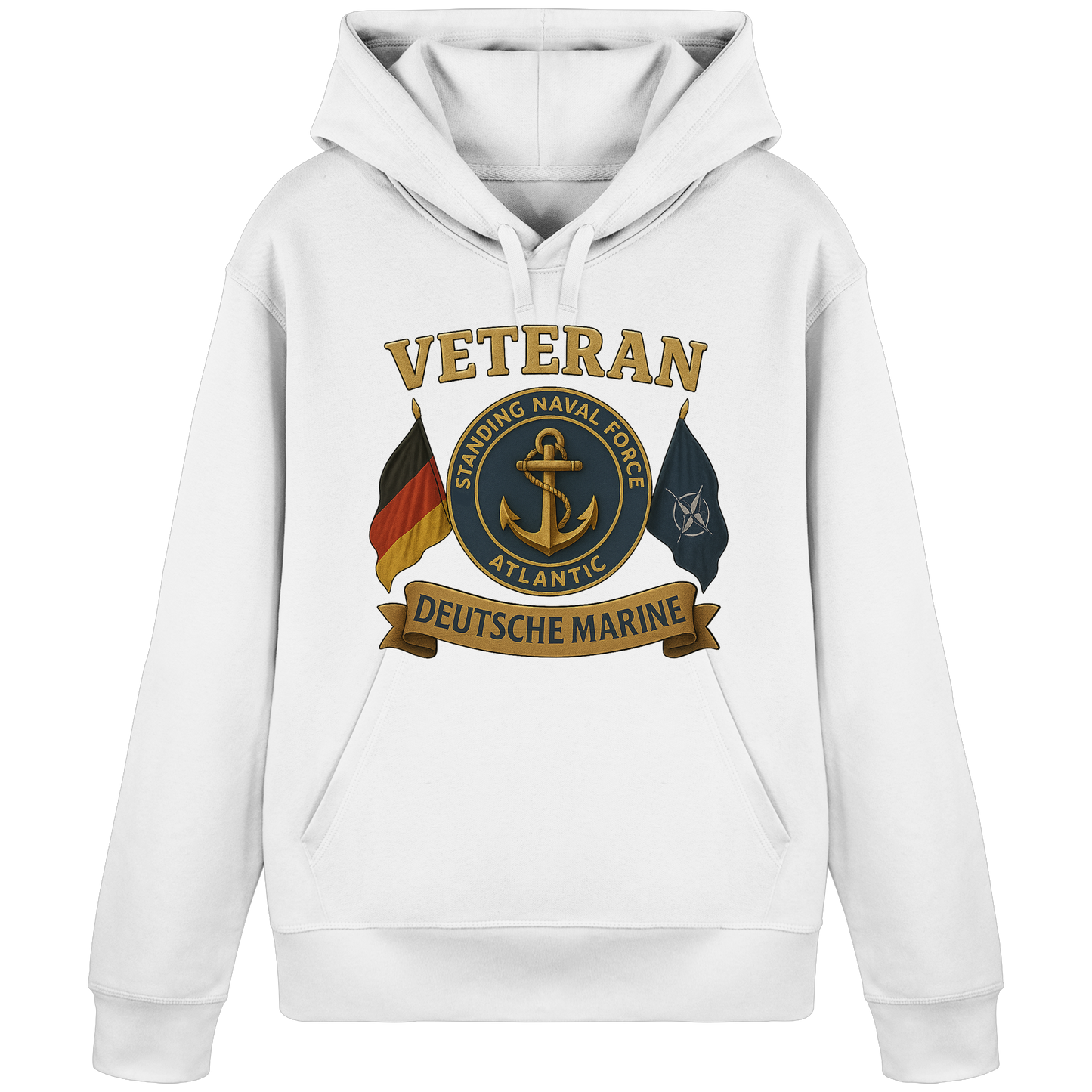 Veteran DEUTSCHE MARINE - SNFL - Organic Basic Hoodie