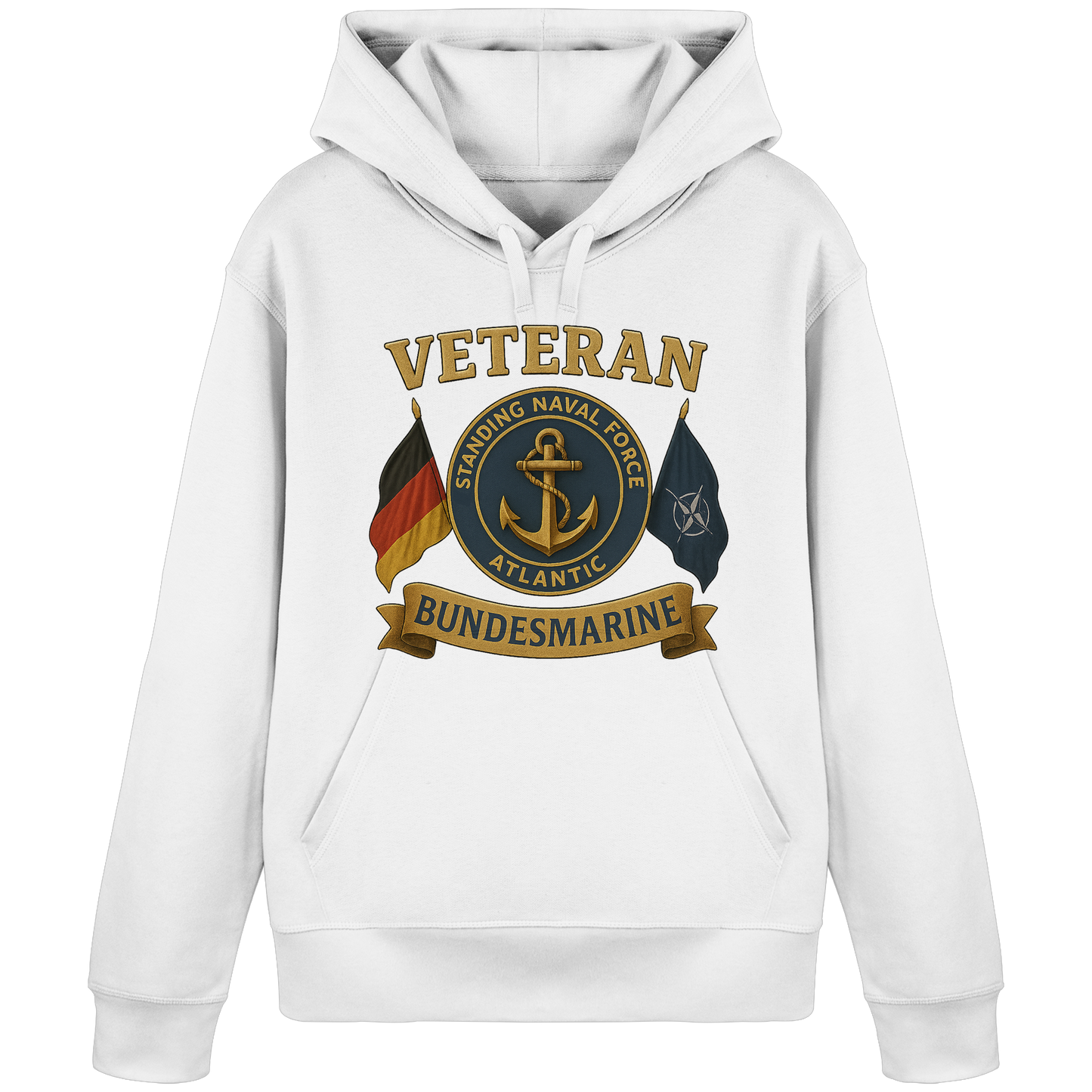 Veteran BUNDESMARINE - SNFL - Organic Basic Hoodie