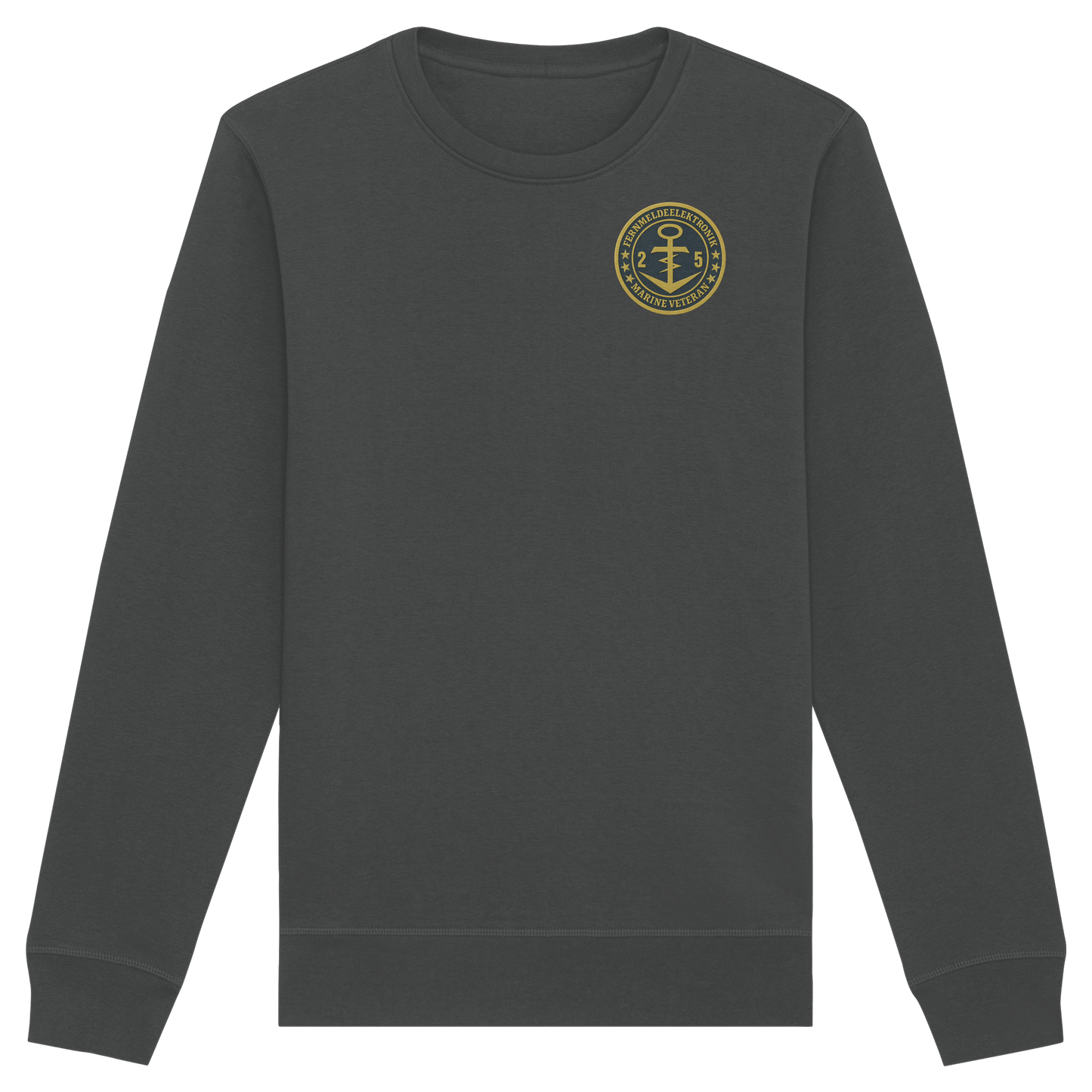Marine Veteran 25er FERNMELDEELEKTRONIK- Metalleffekt - Organic Basic Unisex Sweatshirt