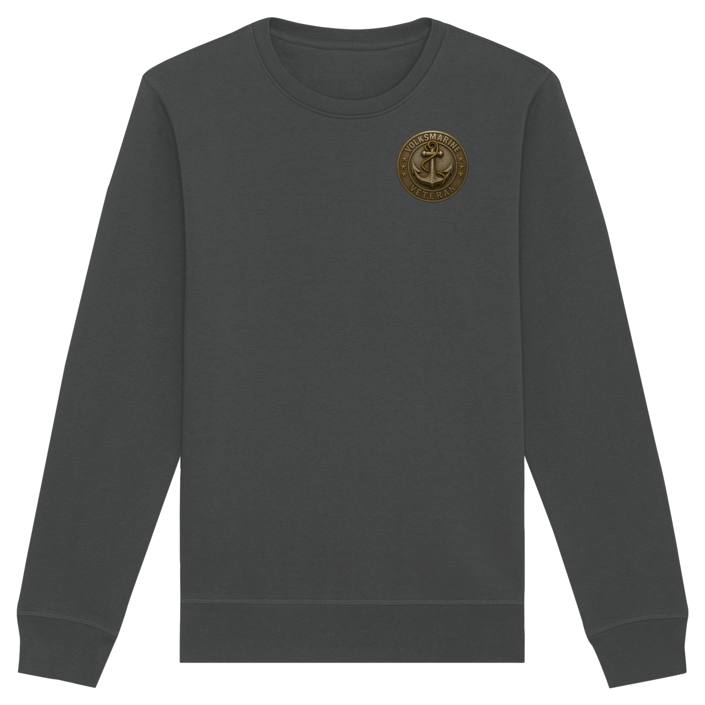 Volksmarine Veteran - Metalleffekt - Organic Basic Unisex Sweatshirt