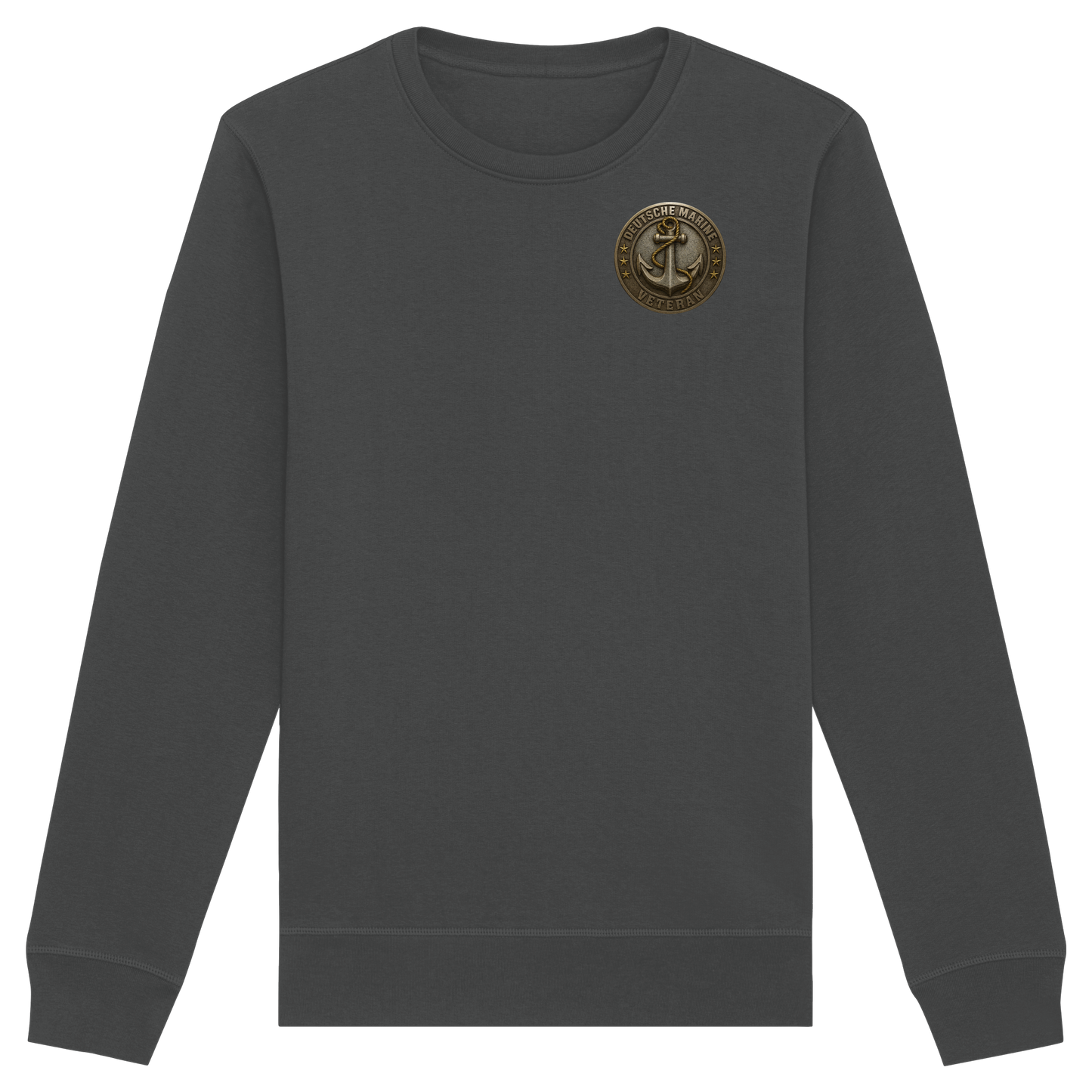Deutsche Marine Veteran - Metalleffekt - Organic Basic Unisex Sweatshirt