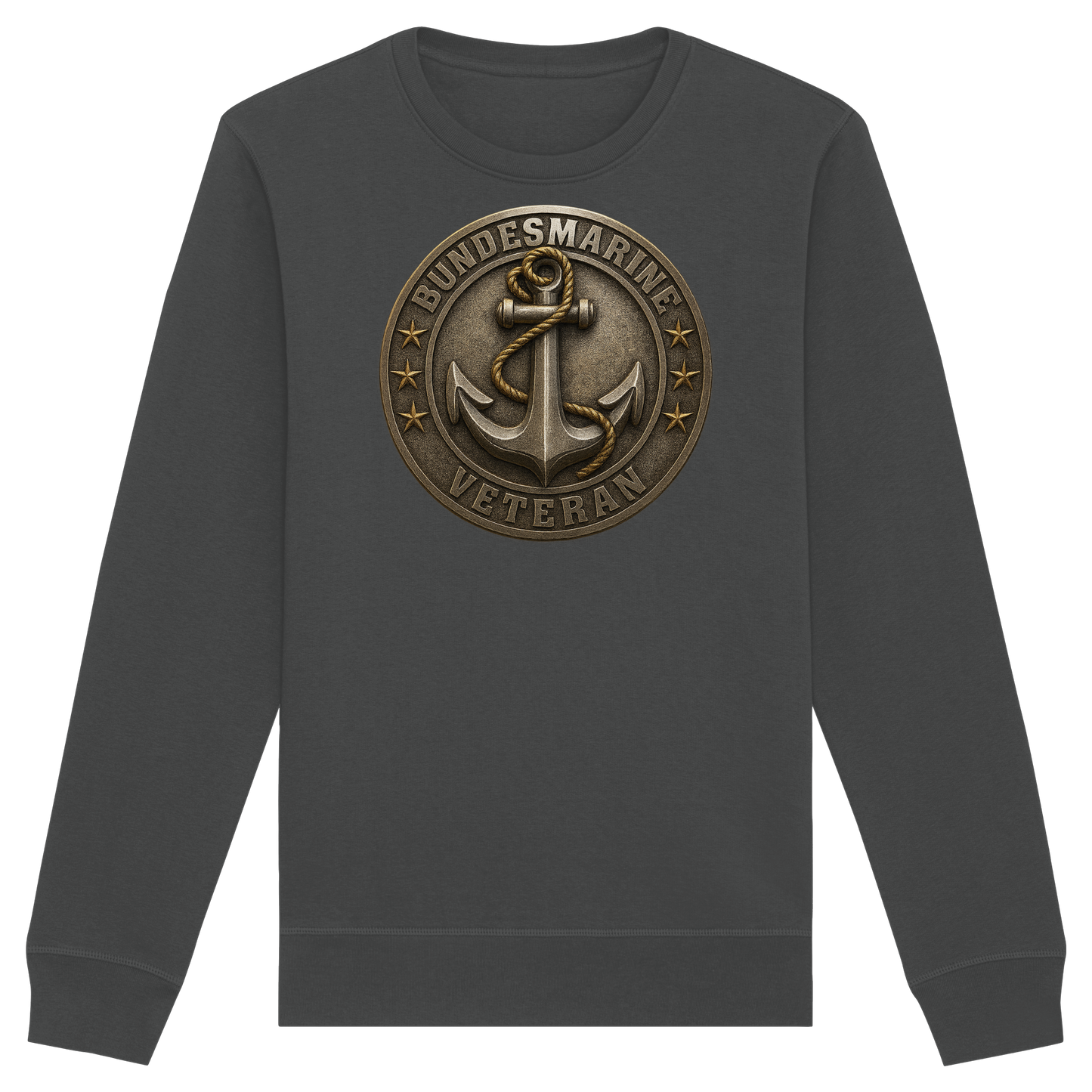 Logo BUNDESMARINE - Metalleffekt - Organic Basic Unisex Sweatshirt
