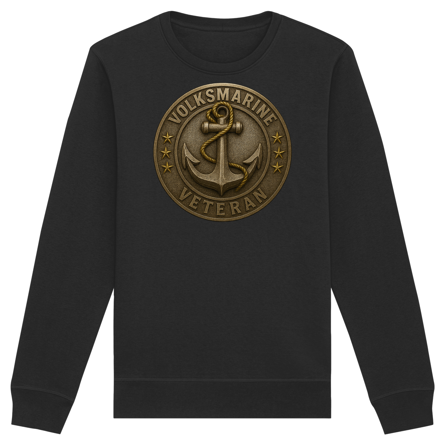 Volksmarine Veteran - Metalleffekt - Organic Basic Unisex Sweatshirt