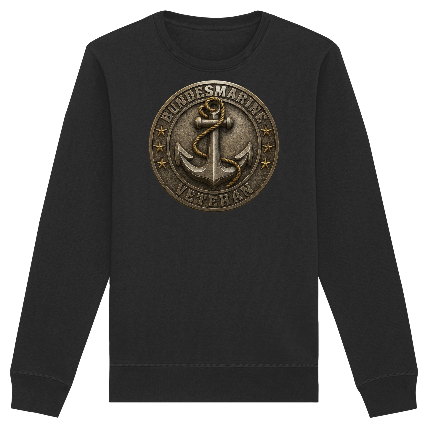 Logo BUNDESMARINE - Metalleffekt - Organic Basic Unisex Sweatshirt