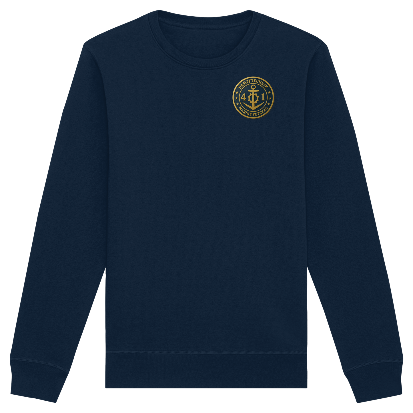 Marine Veteran 41er DAMPFTECHNIK - Metalleffekt - Organic Basic Unisex Sweatshirt