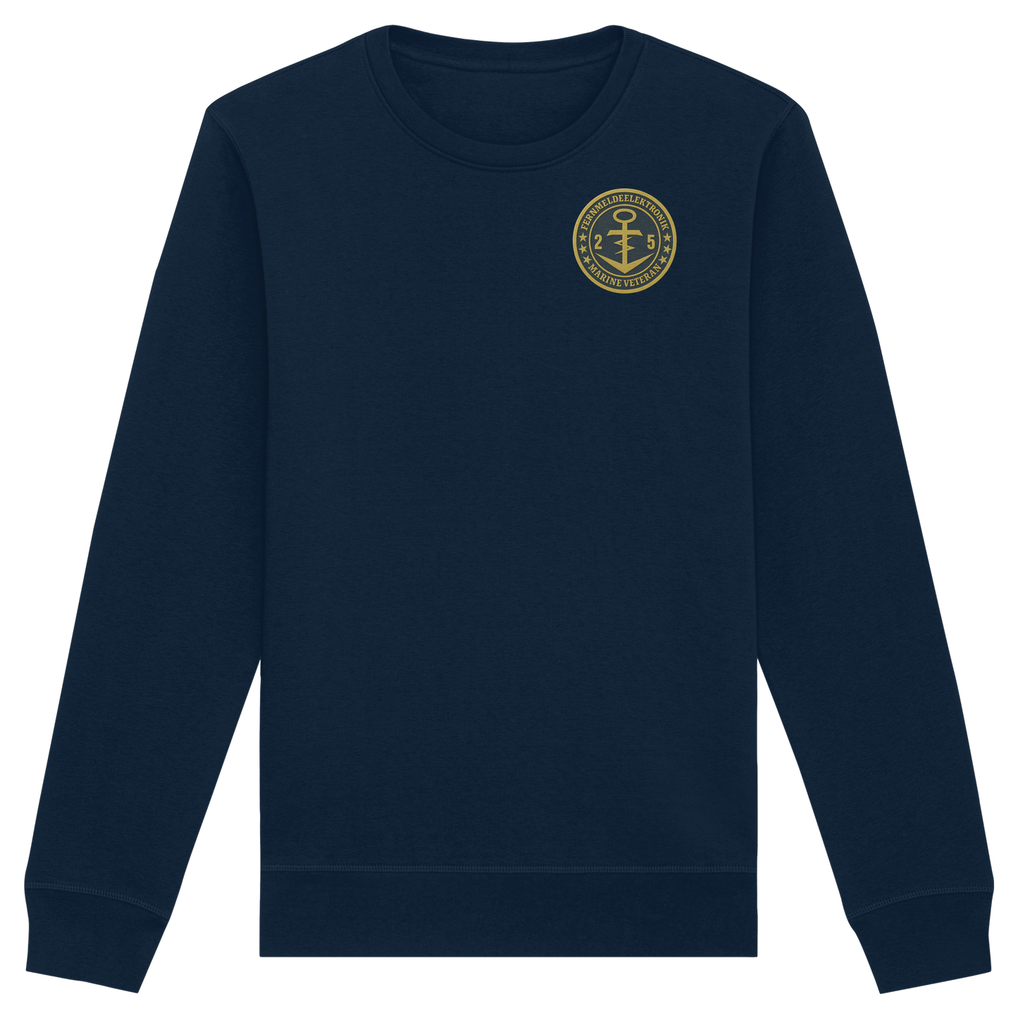 Marine Veteran 25er FERNMELDEELEKTRONIK- Metalleffekt - Organic Basic Unisex Sweatshirt