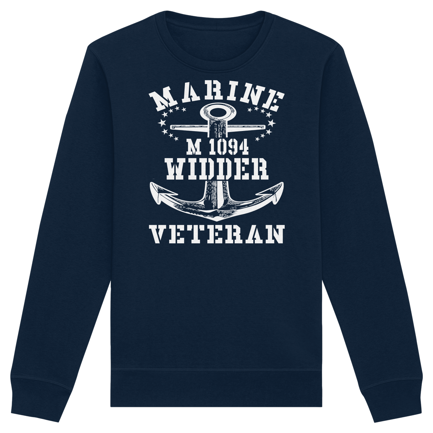 Marine Veteran M1094 WIDDER - Organic Basic Unisex Sweatshirt