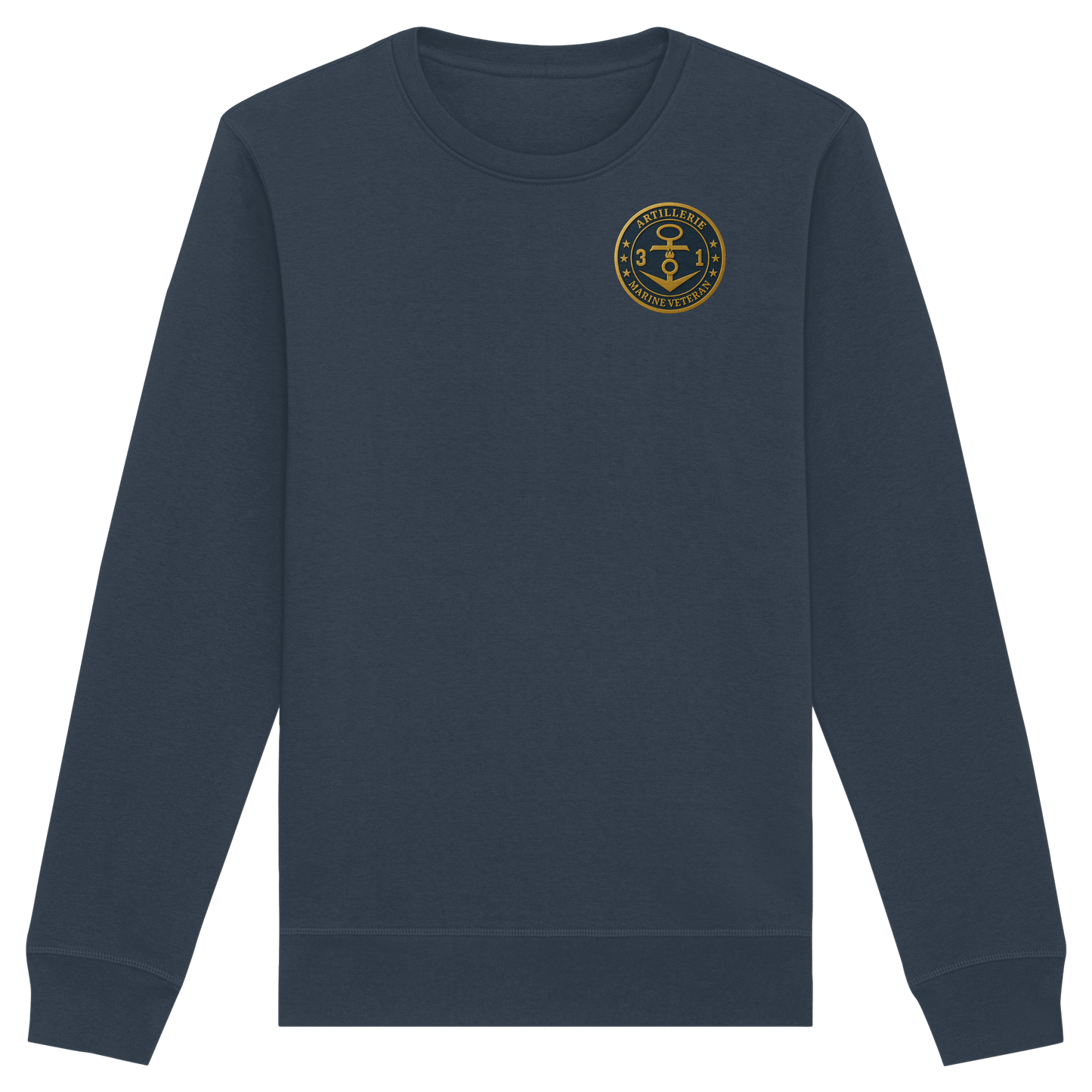 Marine Veteran 31er ARTILLERIE - Metalleffekt - Organic Basic Unisex Sweatshirt