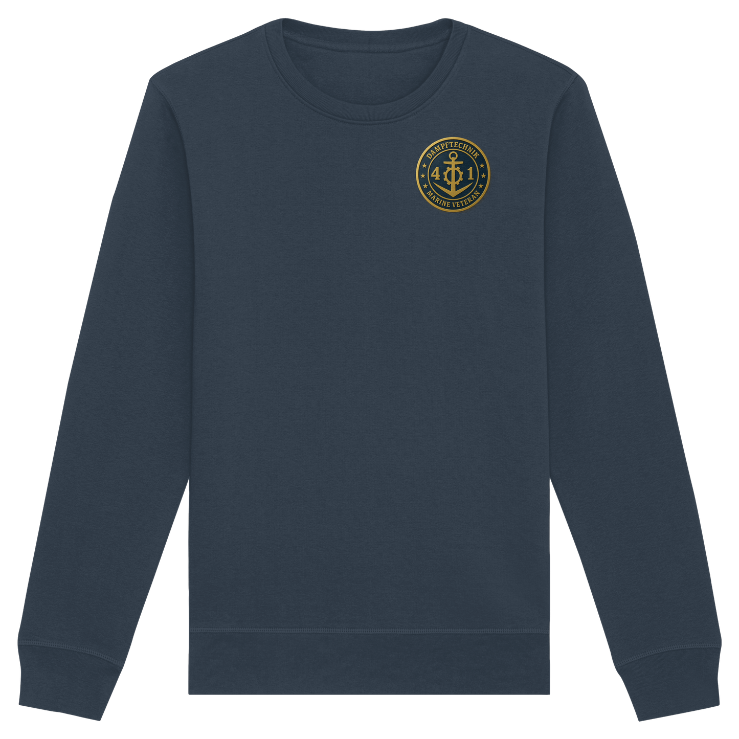 Marine Veteran 41er DAMPFTECHNIK - Metalleffekt - Organic Basic Unisex Sweatshirt