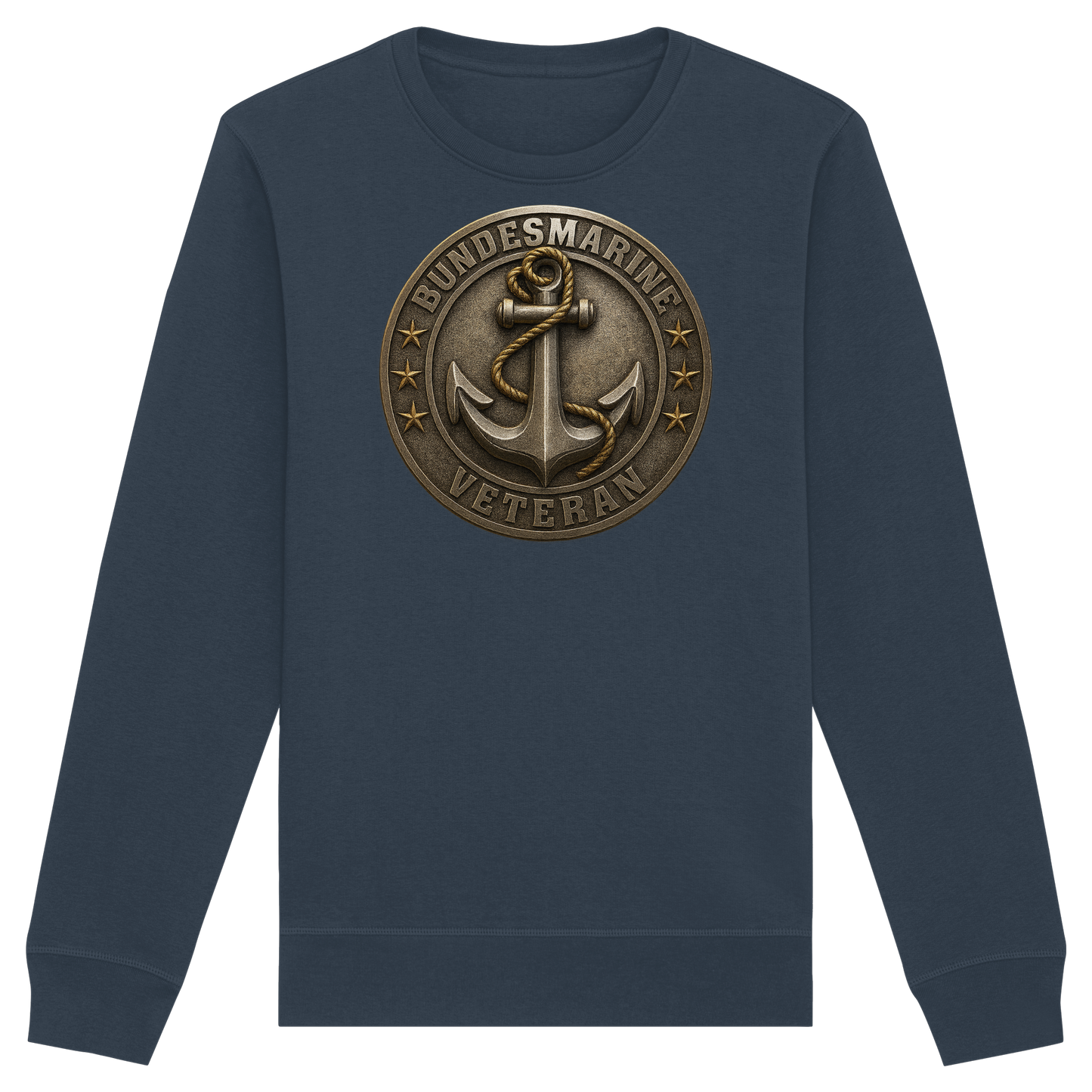 Logo BUNDESMARINE - Metalleffekt - Organic Basic Unisex Sweatshirt