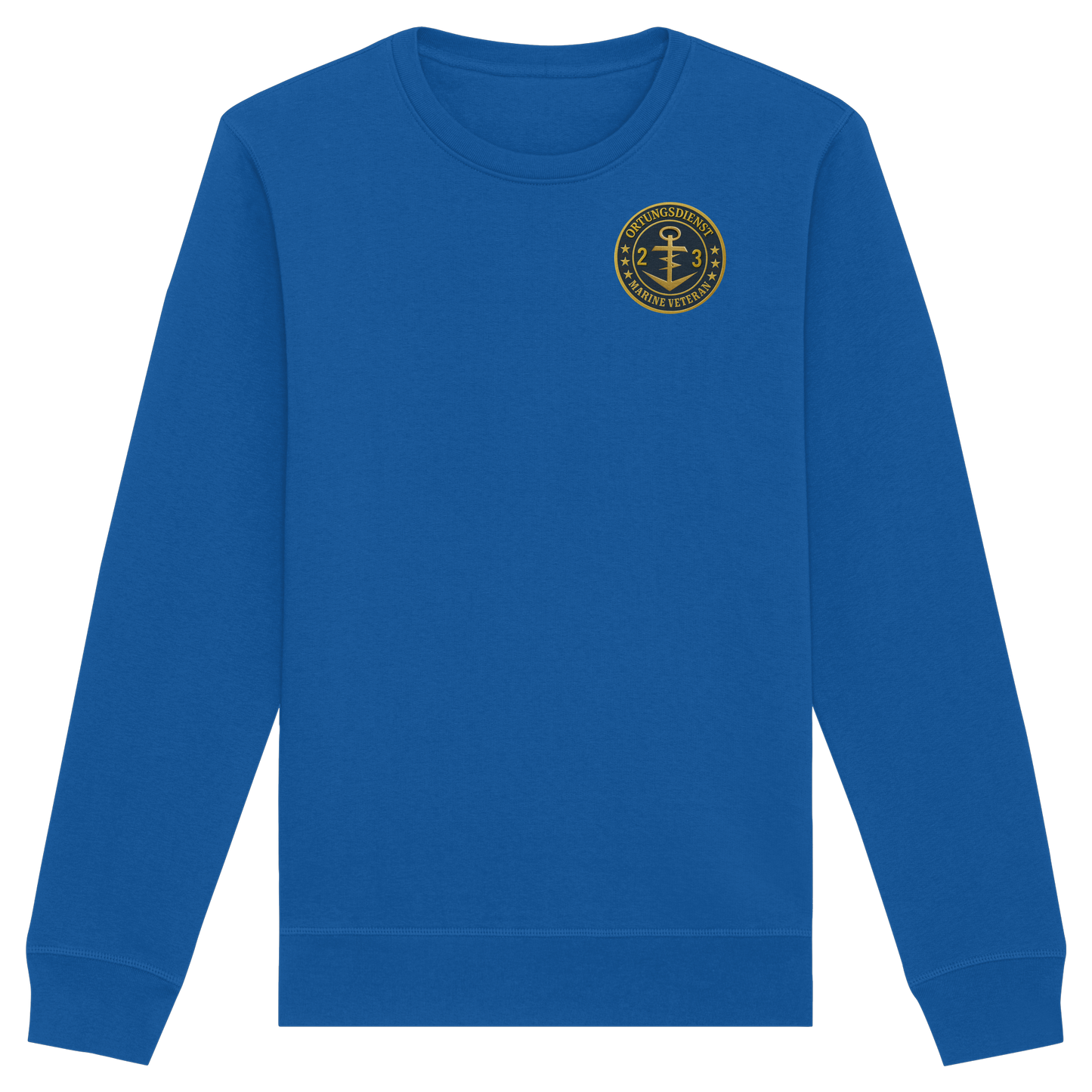 Marine Veteran 23er ORTUNG - Metalleffekt - Organic Basic Unisex Sweatshirt