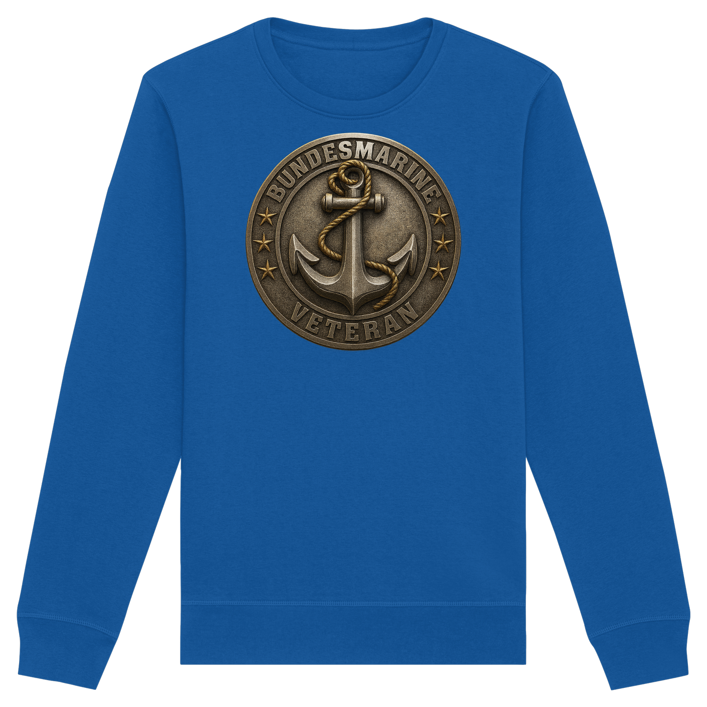 Logo BUNDESMARINE - Metalleffekt - Organic Basic Unisex Sweatshirt