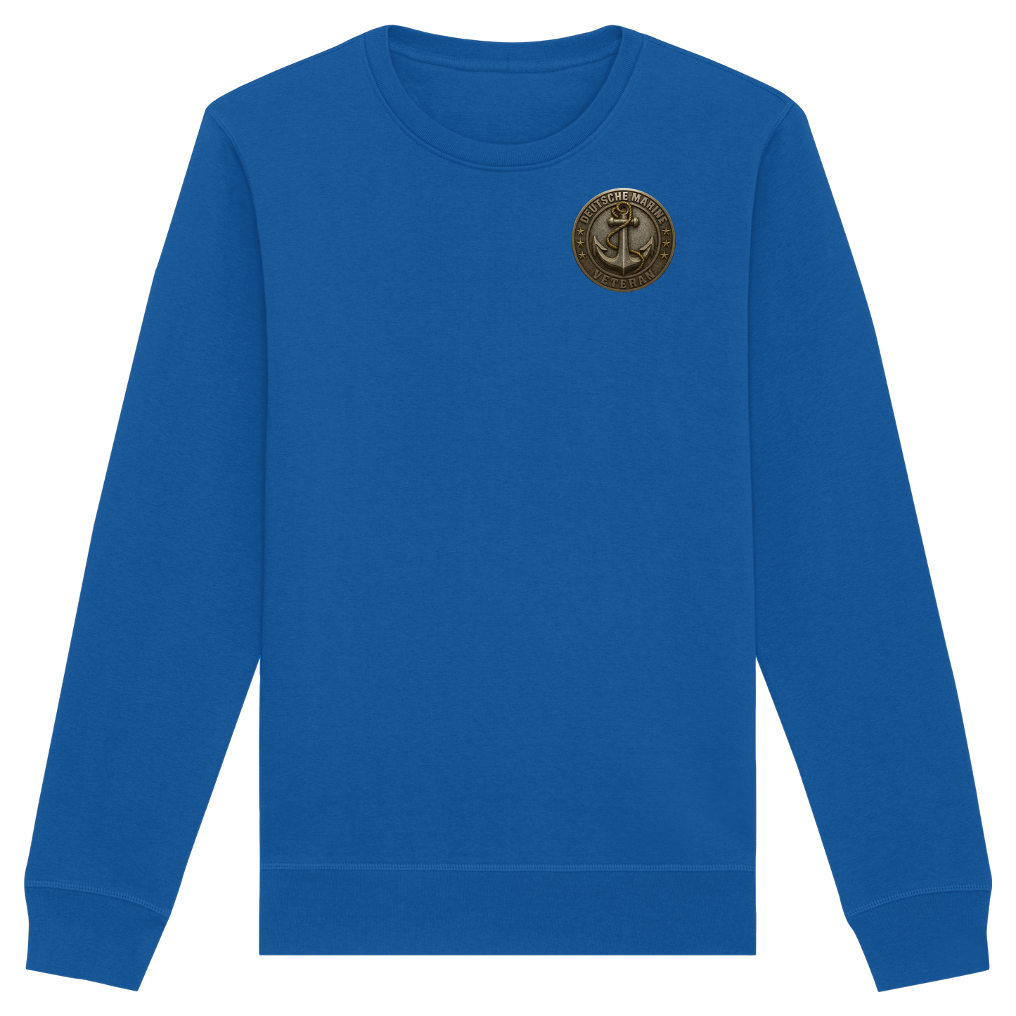 Deutsche Marine Veteran - Metalleffekt - Organic Basic Unisex Sweatshirt