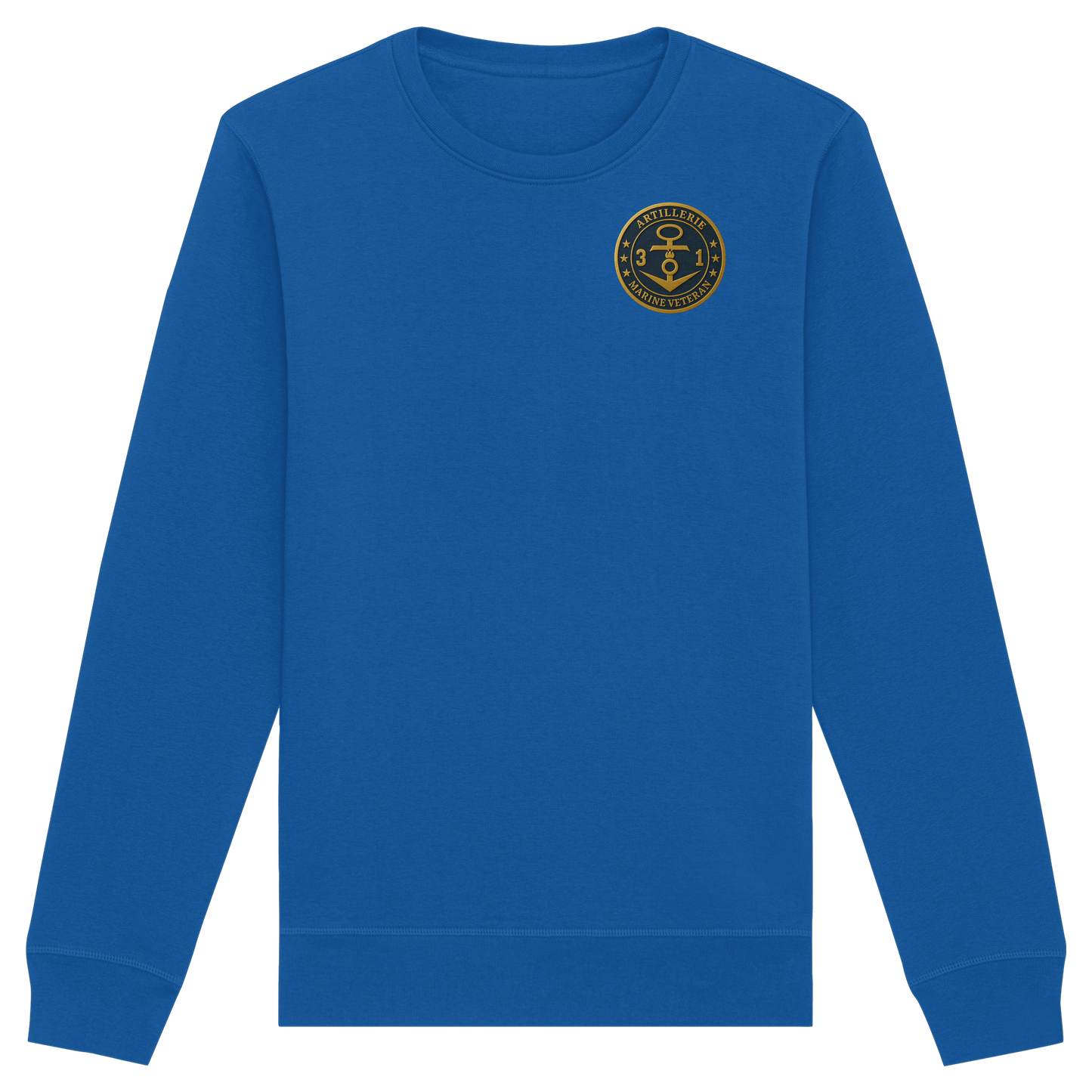 Marine Veteran 31er ARTILLERIE - Metalleffekt - Organic Basic Unisex Sweatshirt