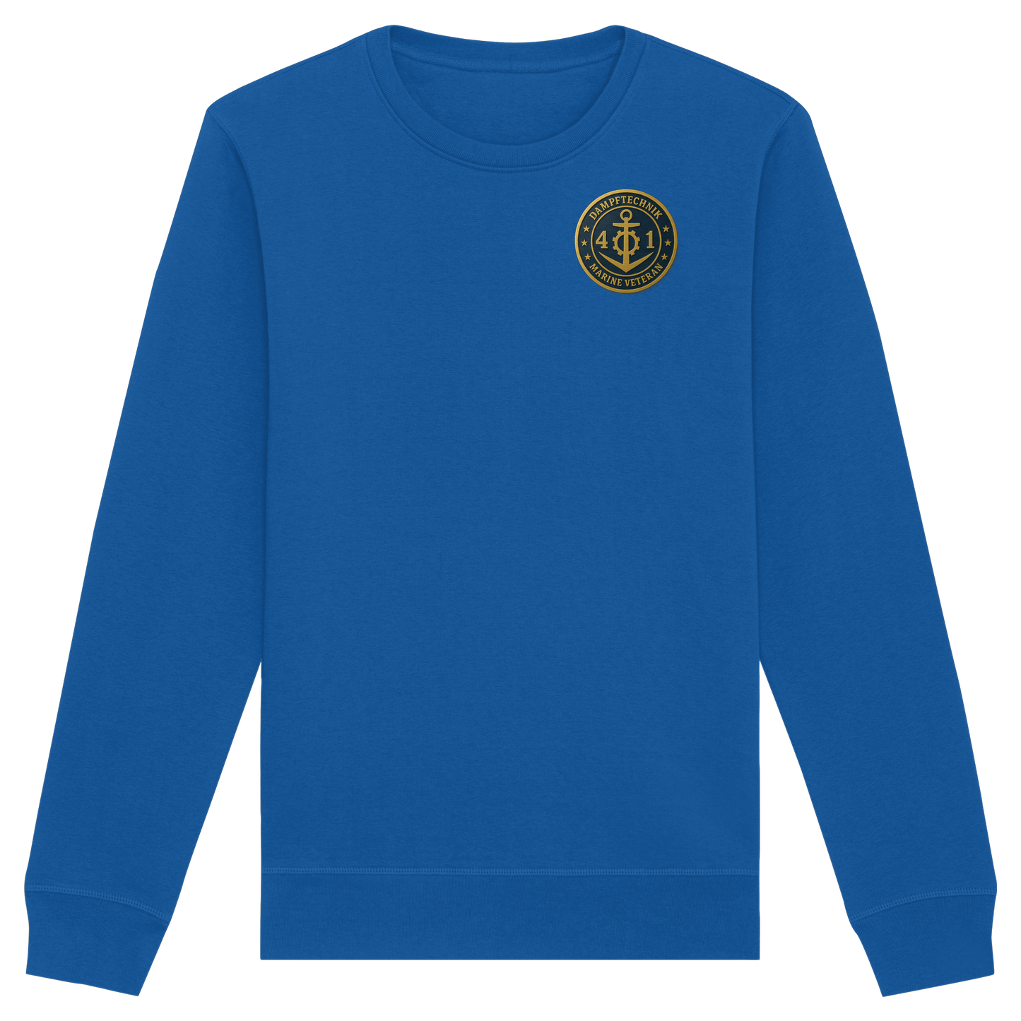 Marine Veteran 41er DAMPFTECHNIK - Metalleffekt - Organic Basic Unisex Sweatshirt