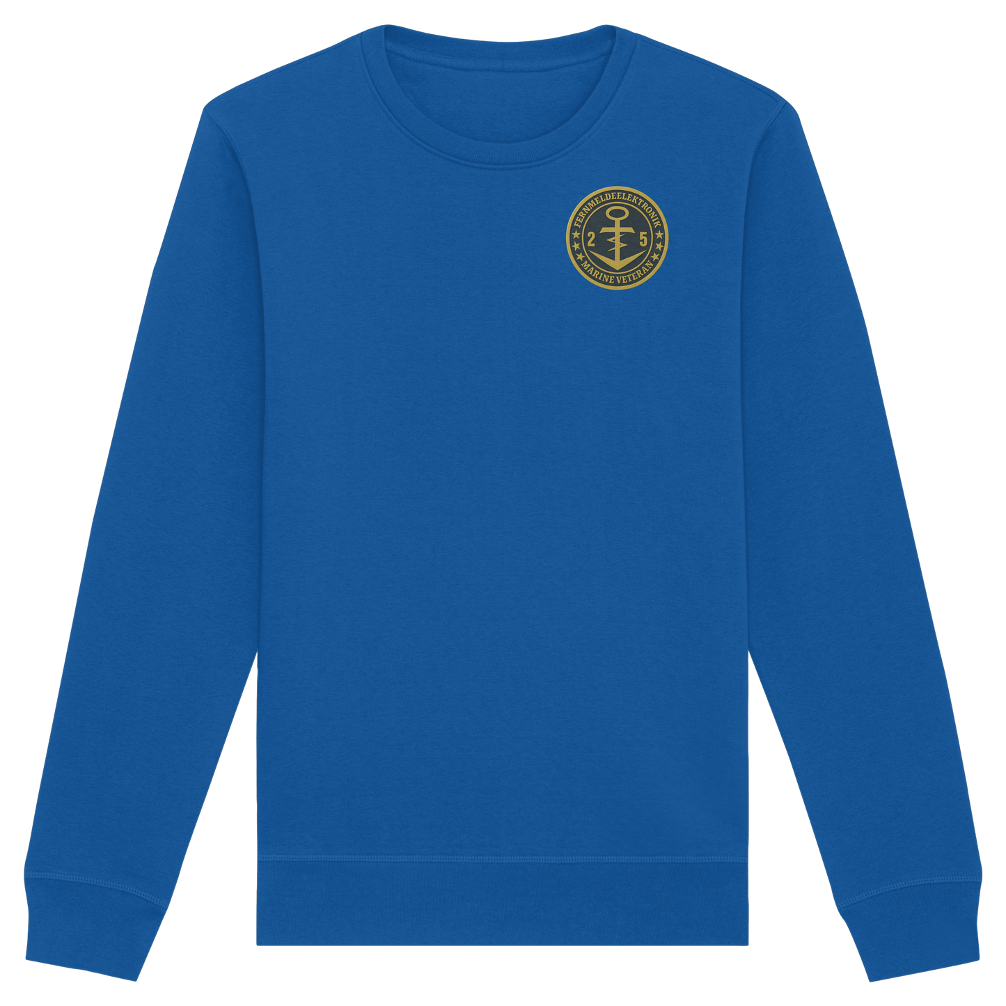 Marine Veteran 25er FERNMELDEELEKTRONIK- Metalleffekt - Organic Basic Unisex Sweatshirt
