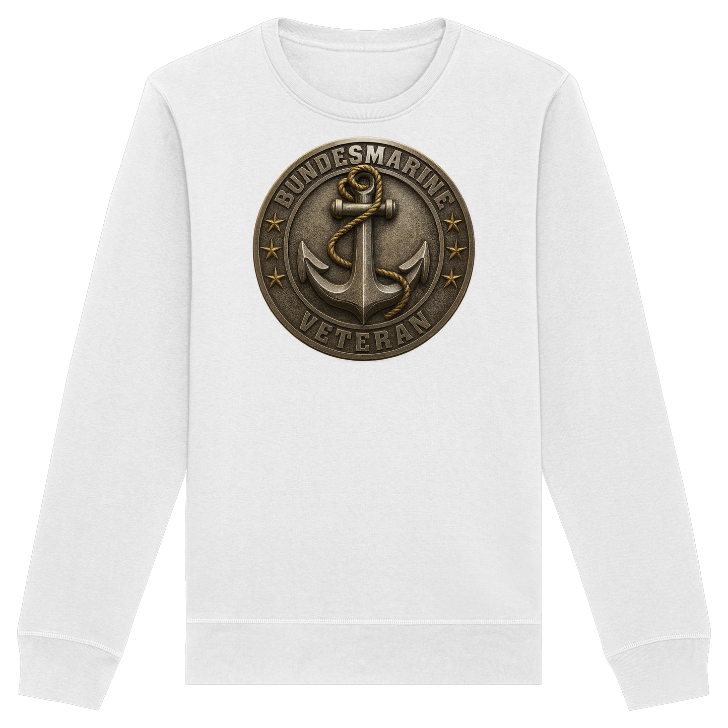 Logo BUNDESMARINE - Metalleffekt - Organic Basic Unisex Sweatshirt