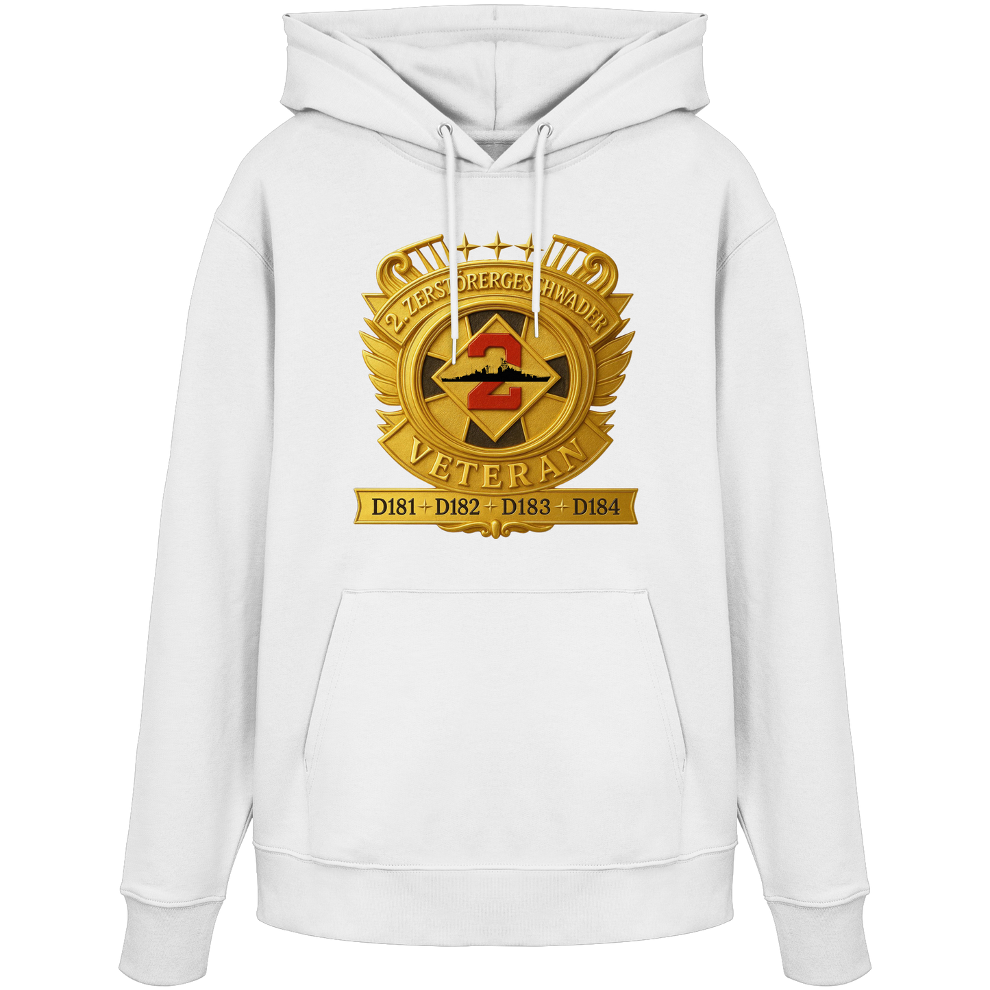 2. Zerstörergeschwader - Veteran - Organic Hoodie