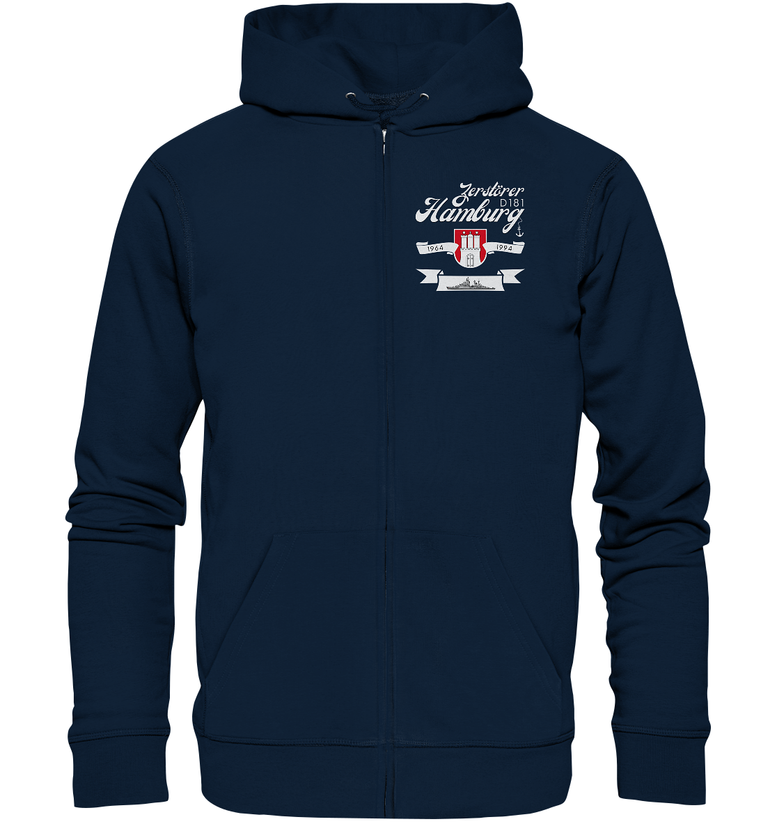Zerstörer D181 HAMBURG 1964-1994 - Organic Zipper