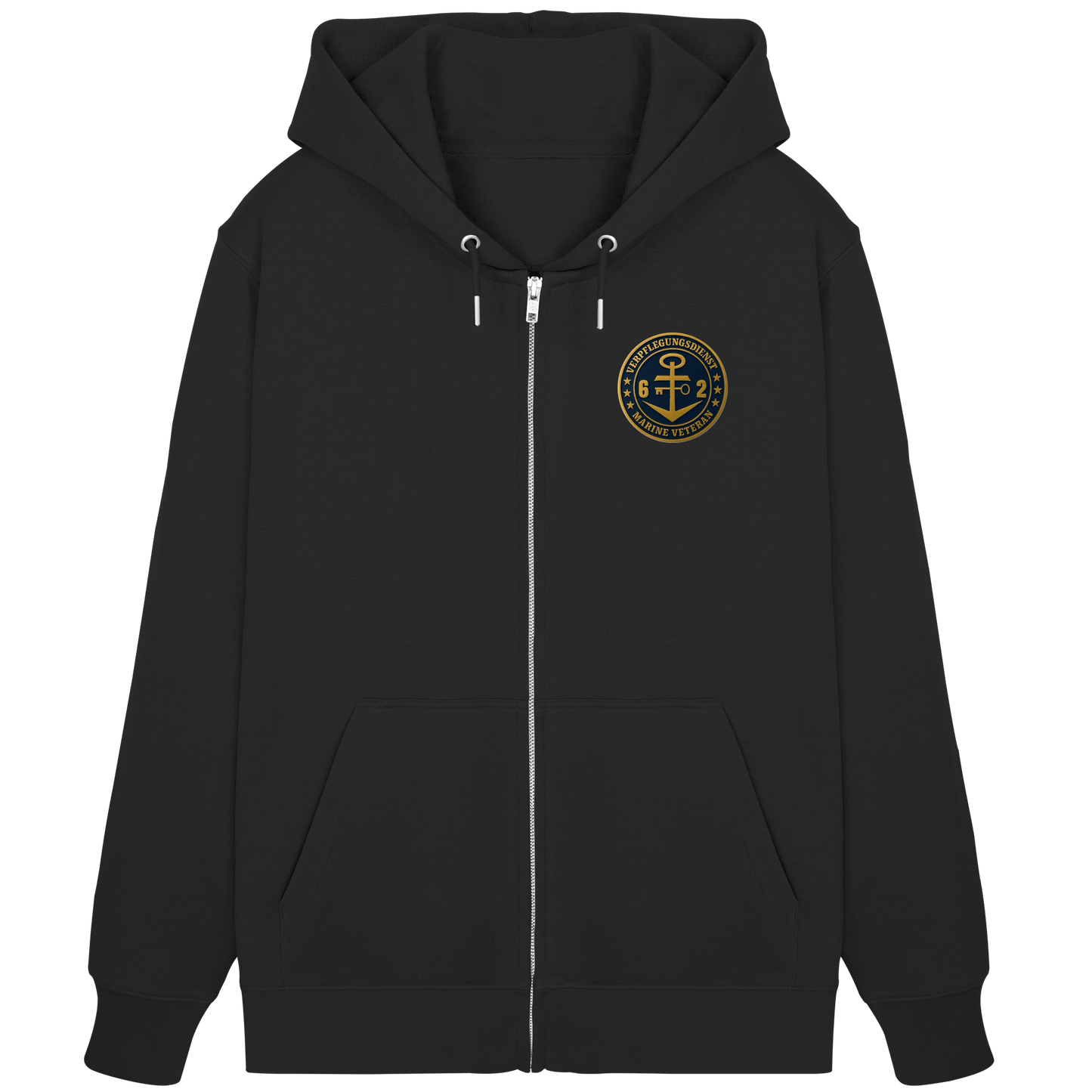 Marine Veteran 62er VERPFLEGUNGSDIENST - Metalleffekt - Organic Zipper