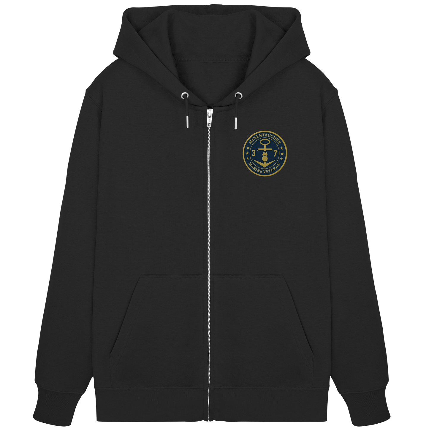 Marine Veteran 37er MINENTAUCHER - Metalleffekt - Organic Zipper