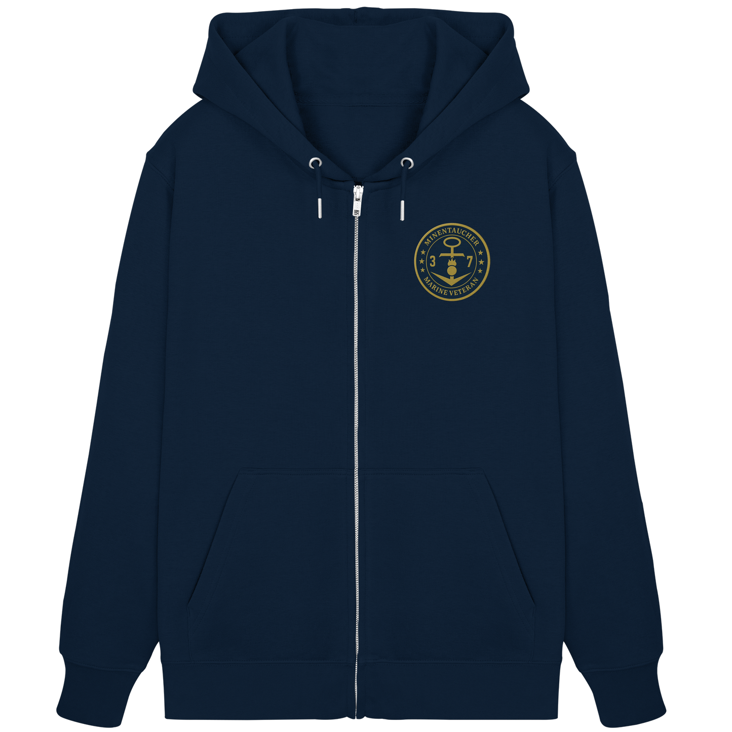 Marine Veteran 37er MINENTAUCHER - Metalleffekt - Organic Zipper