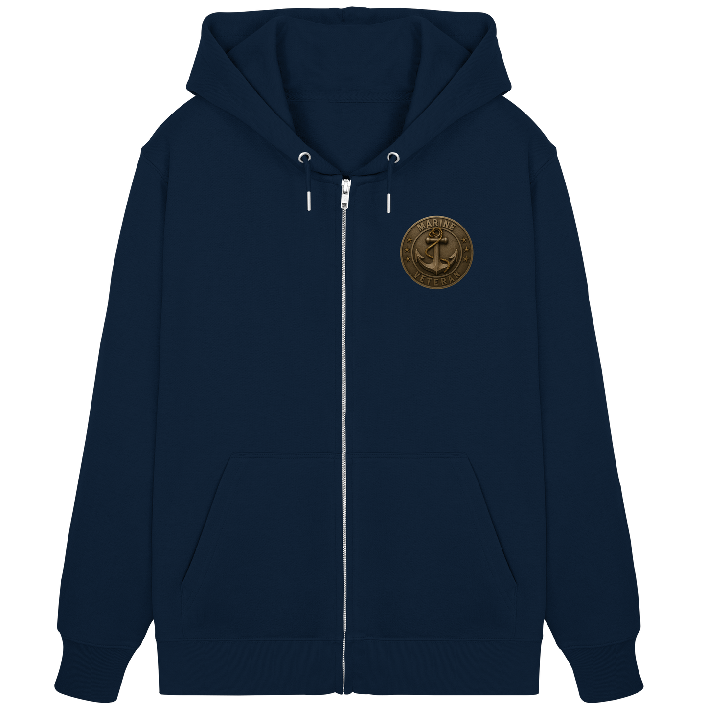 Marine Veteran - Metalleffekt - Organic Zipper