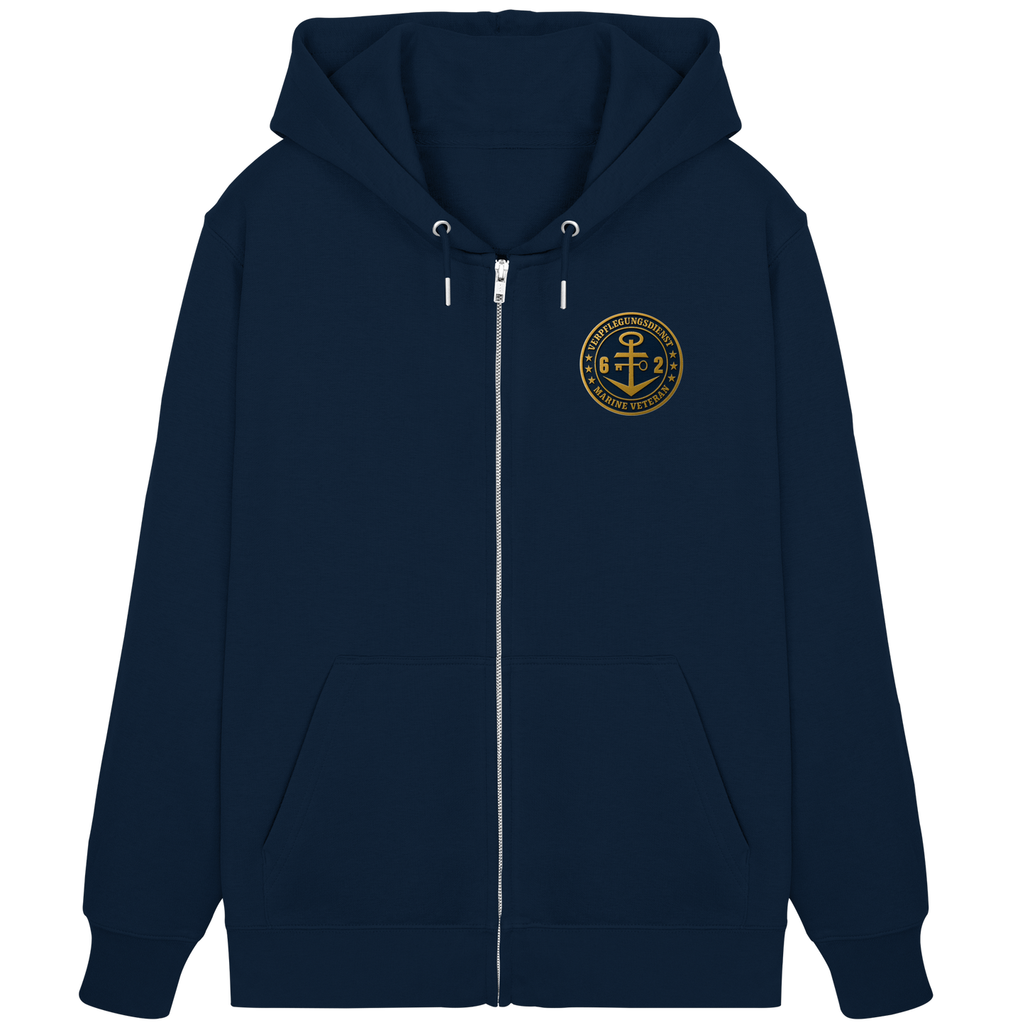 Marine Veteran 62er VERPFLEGUNGSDIENST - Metalleffekt - Organic Zipper